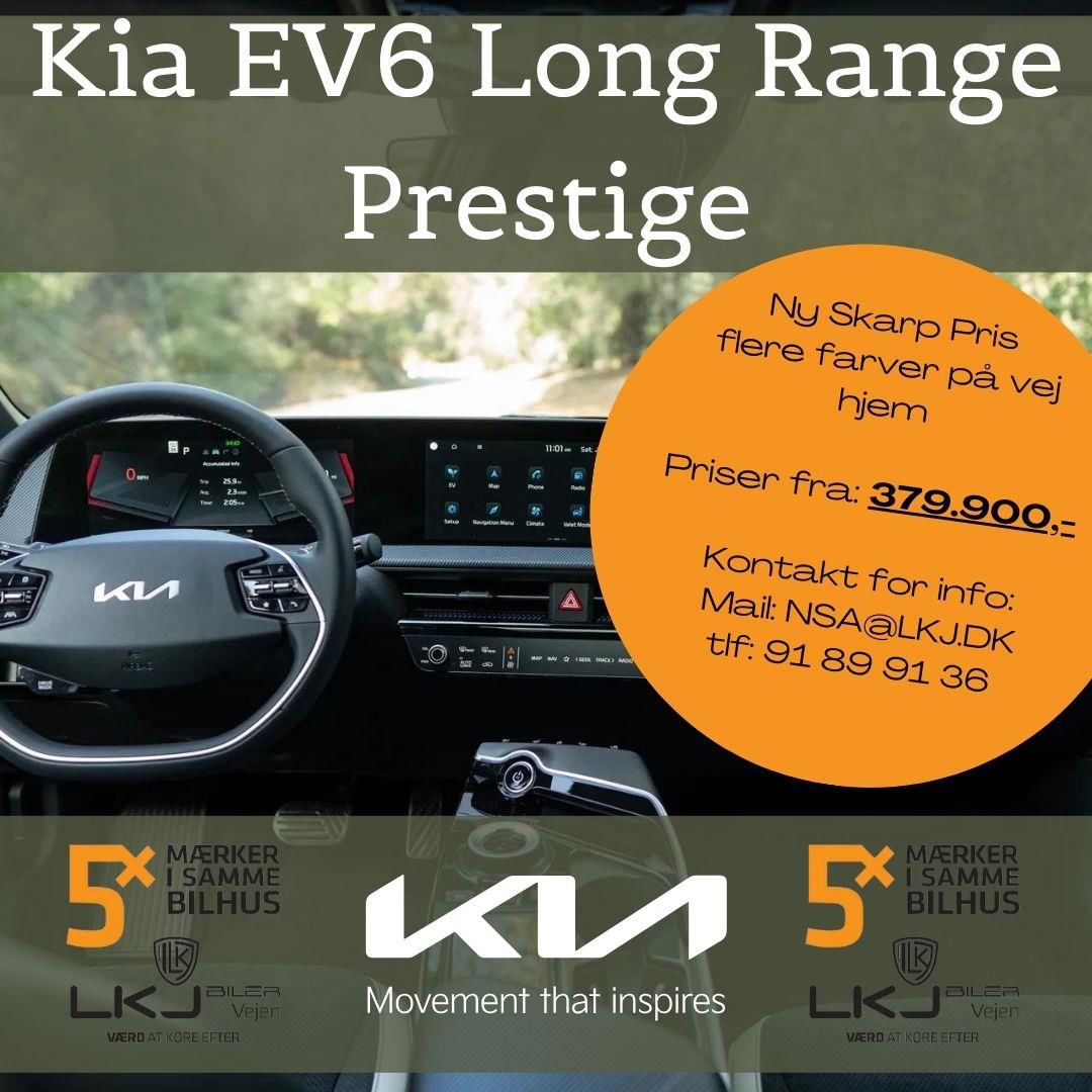 Billede af Kia EV6 EL Long Range Prestige 229HK 5d Trinl. Gear 