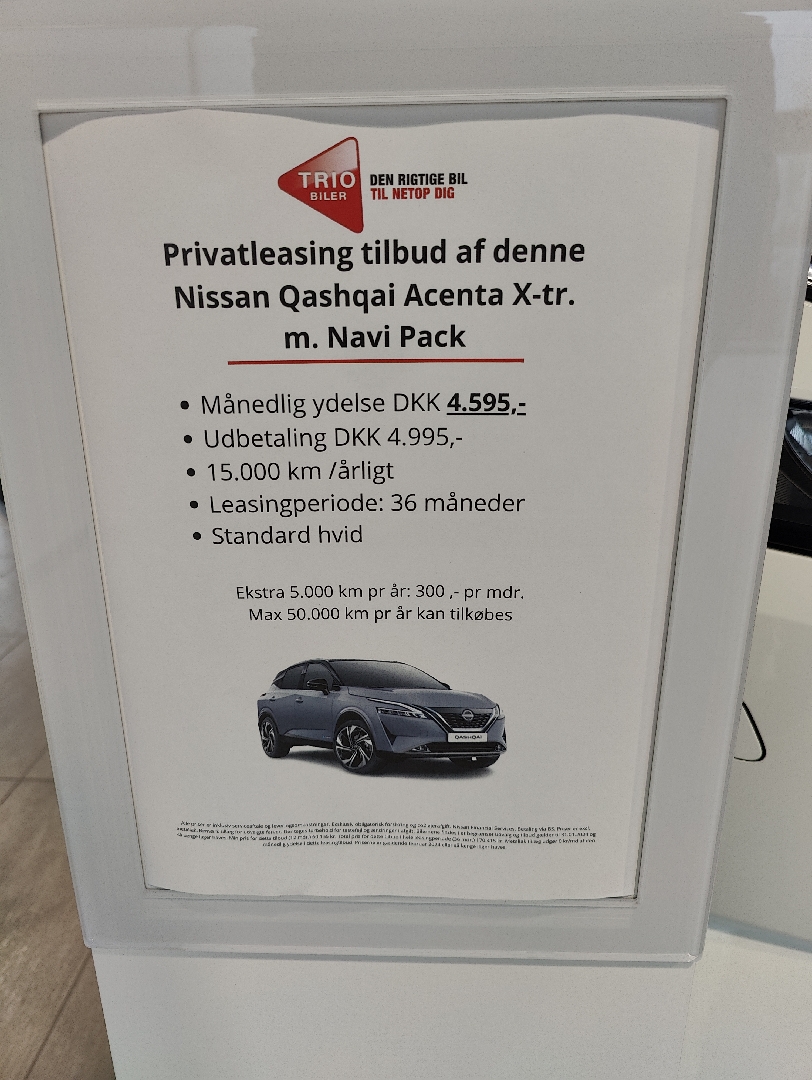 Billede af Nissan Qashqai 1,3 MHEV  Mild hybrid Acenta X-Tronic 158HK 5d 7g Aut.