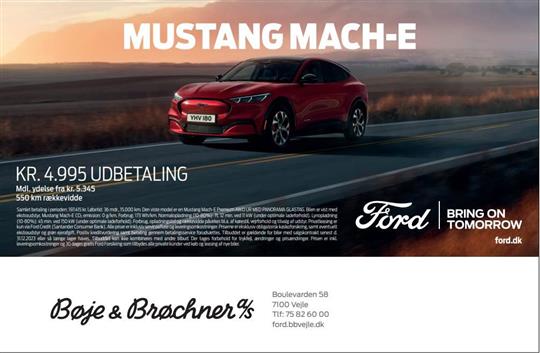 Ford Mustang Mach-E EL UR Premium AWD 351HK 5d Trinl. Gear