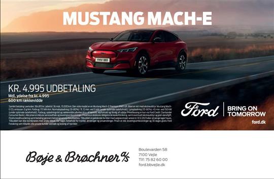 Ford Mustang Mach-E EL UR Premium 294HK 5d Trinl. Gear