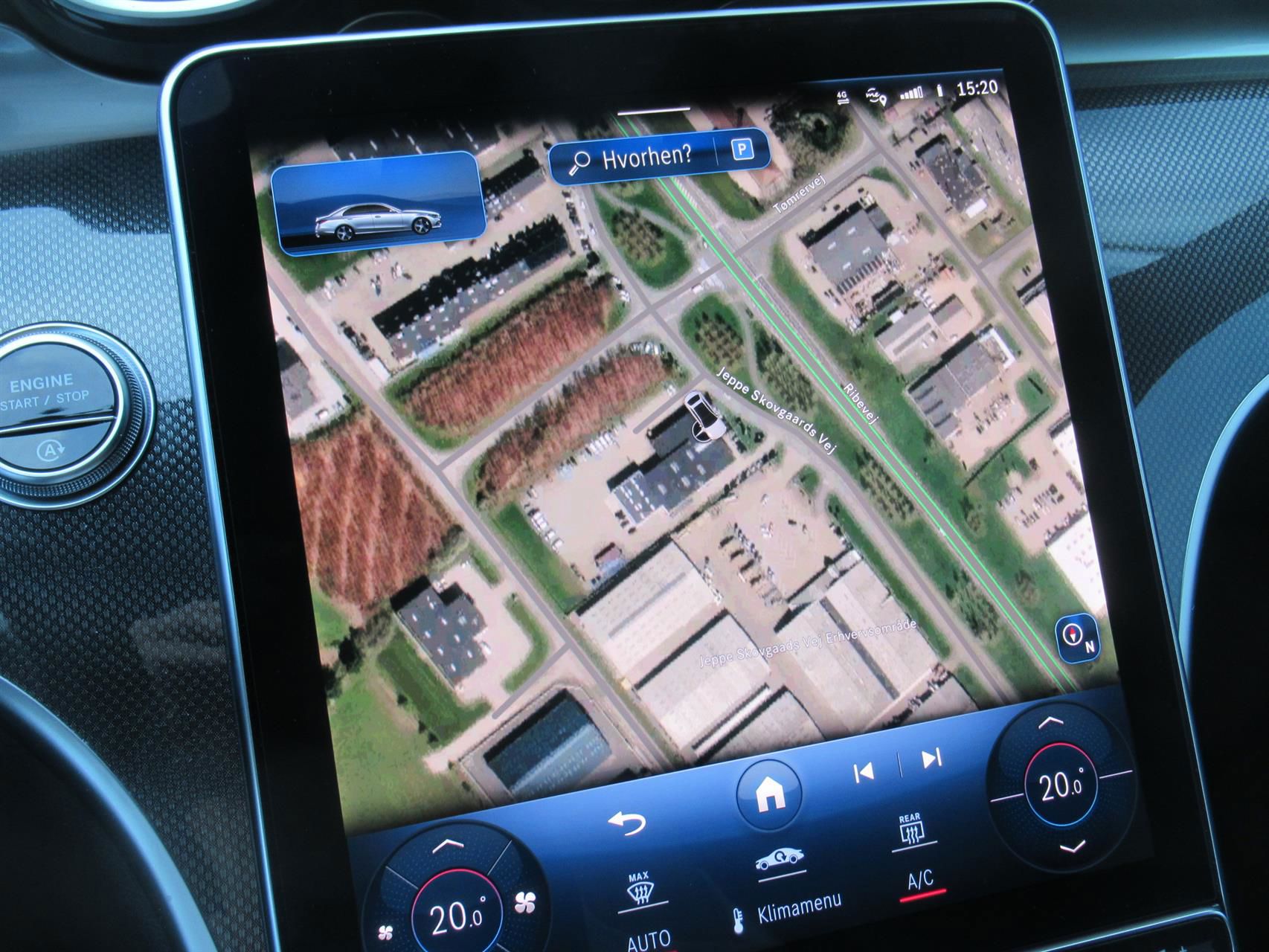 Billede af Mercedes-Benz C220 d 2,0 D Advantage AMG Night Edition 9G-Tronic 194HK Aut.