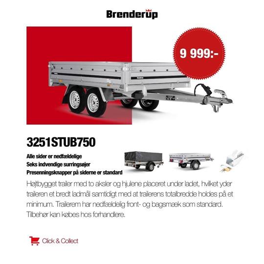 Diverse Brenderup 3251 STUB 750 kg