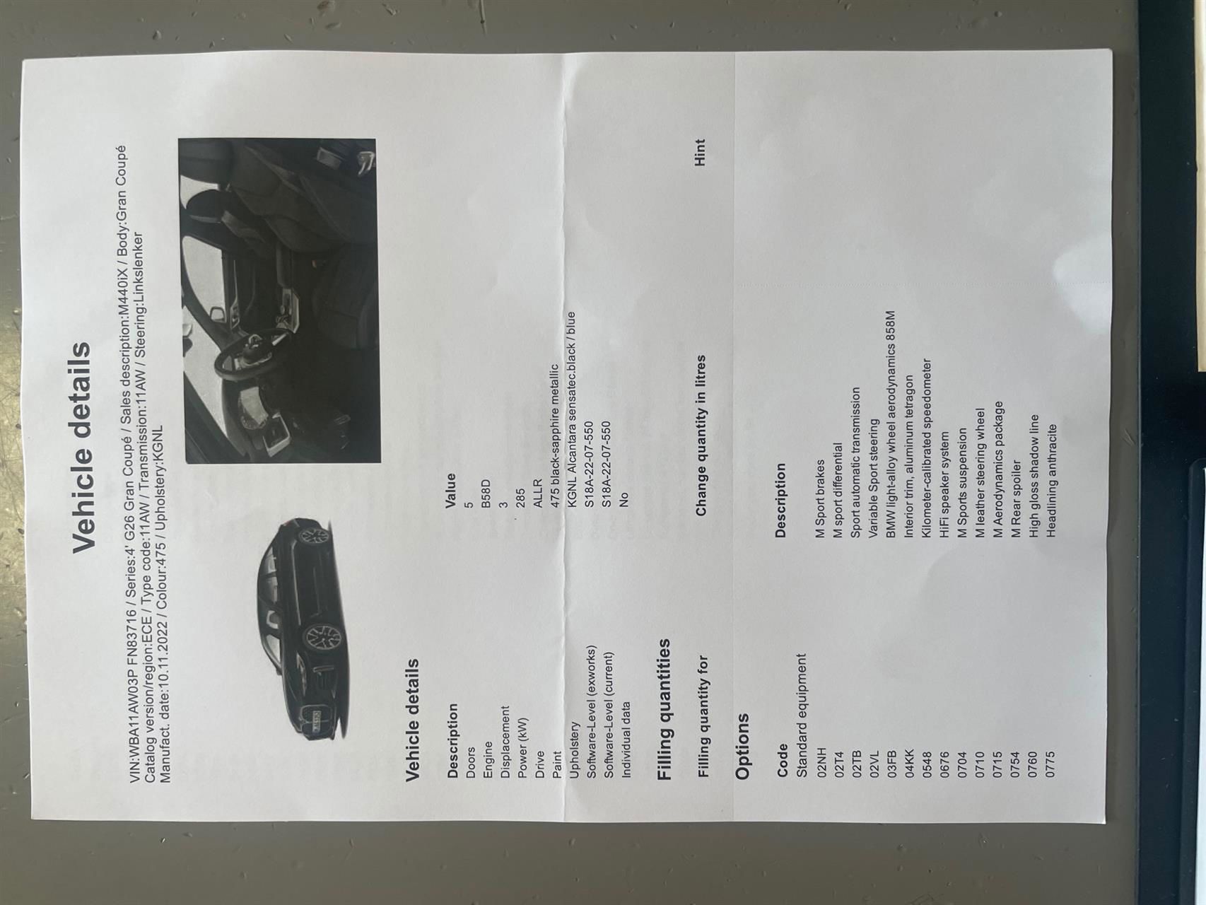 Billede af BMW M440i Gran Coupé 3,0 Connected XDrive Steptronic 374HK 4d 8g Aut.