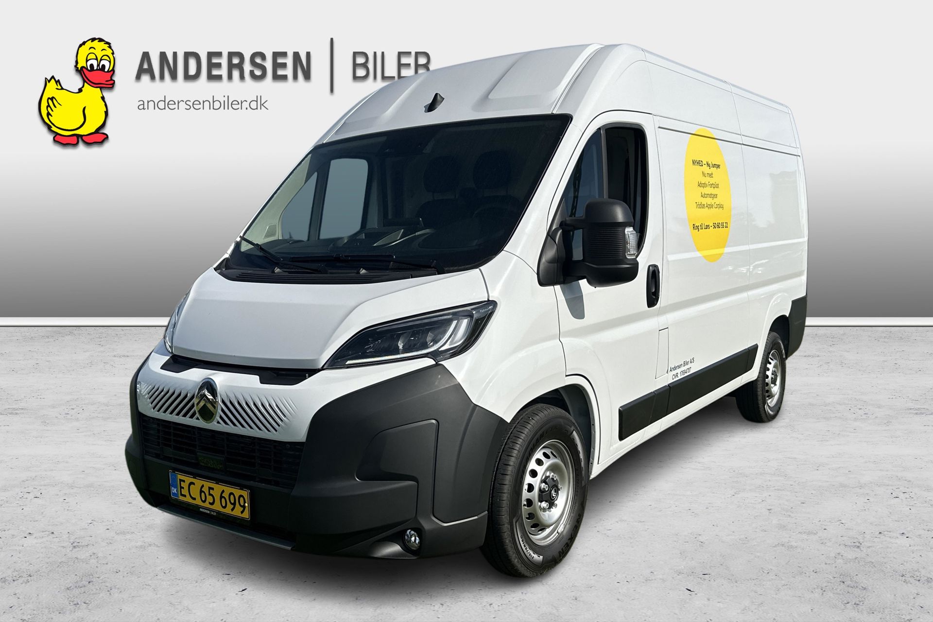 Billede af Citroën Jumper 35 L2H2 2,2 Blue HDi Masterline EAT8 140HK Van 8g Aut.