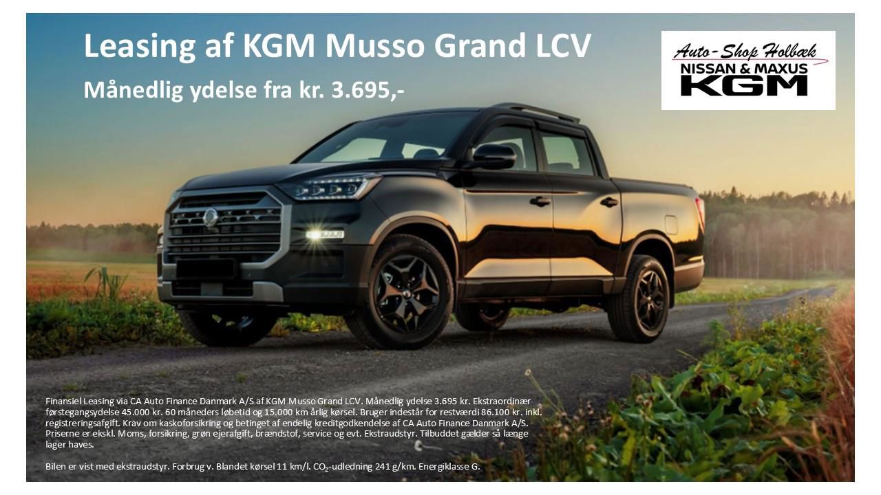 Billede af KGM Musso Grand 2,2 D AWD 202HK Pick-Up 6g Aut.