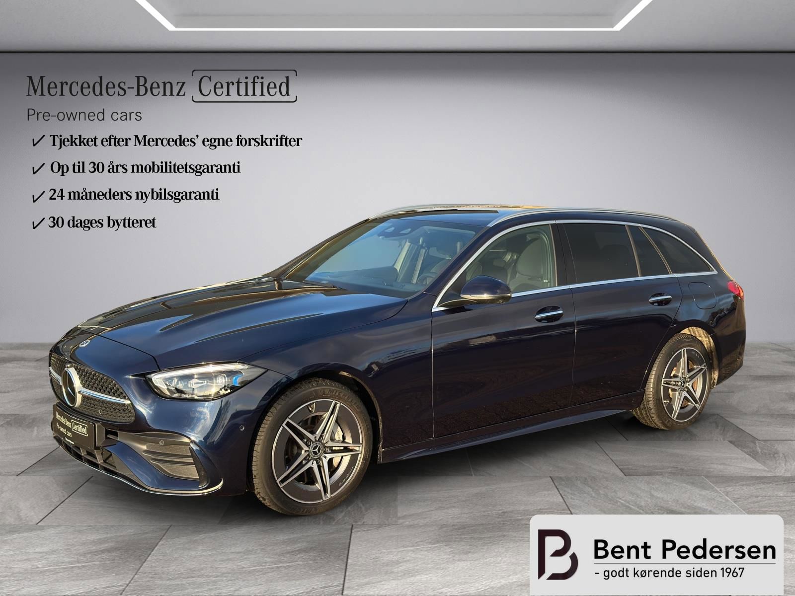 Billede af Mercedes-Benz C300 e T 2,0 Plugin-hybrid Premium 9G-Tronic 313HK Stc Aut.