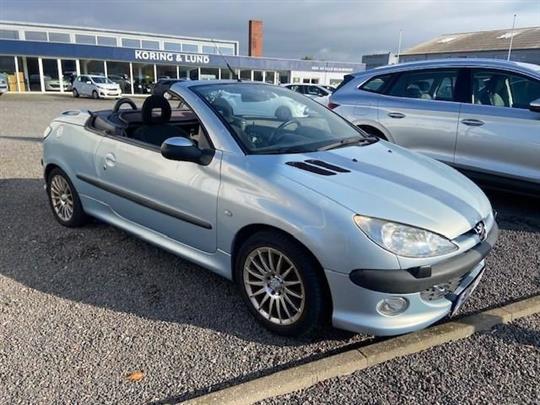 Peugeot 206 CC 1,6 110HK Cabr.