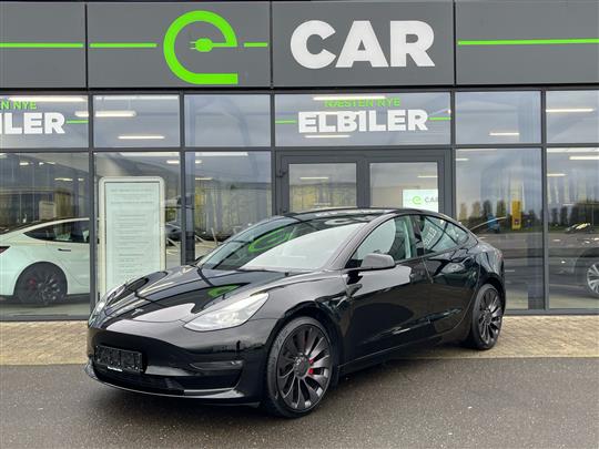 Tesla Model 3 EL Performance AWD 534HK Aut.