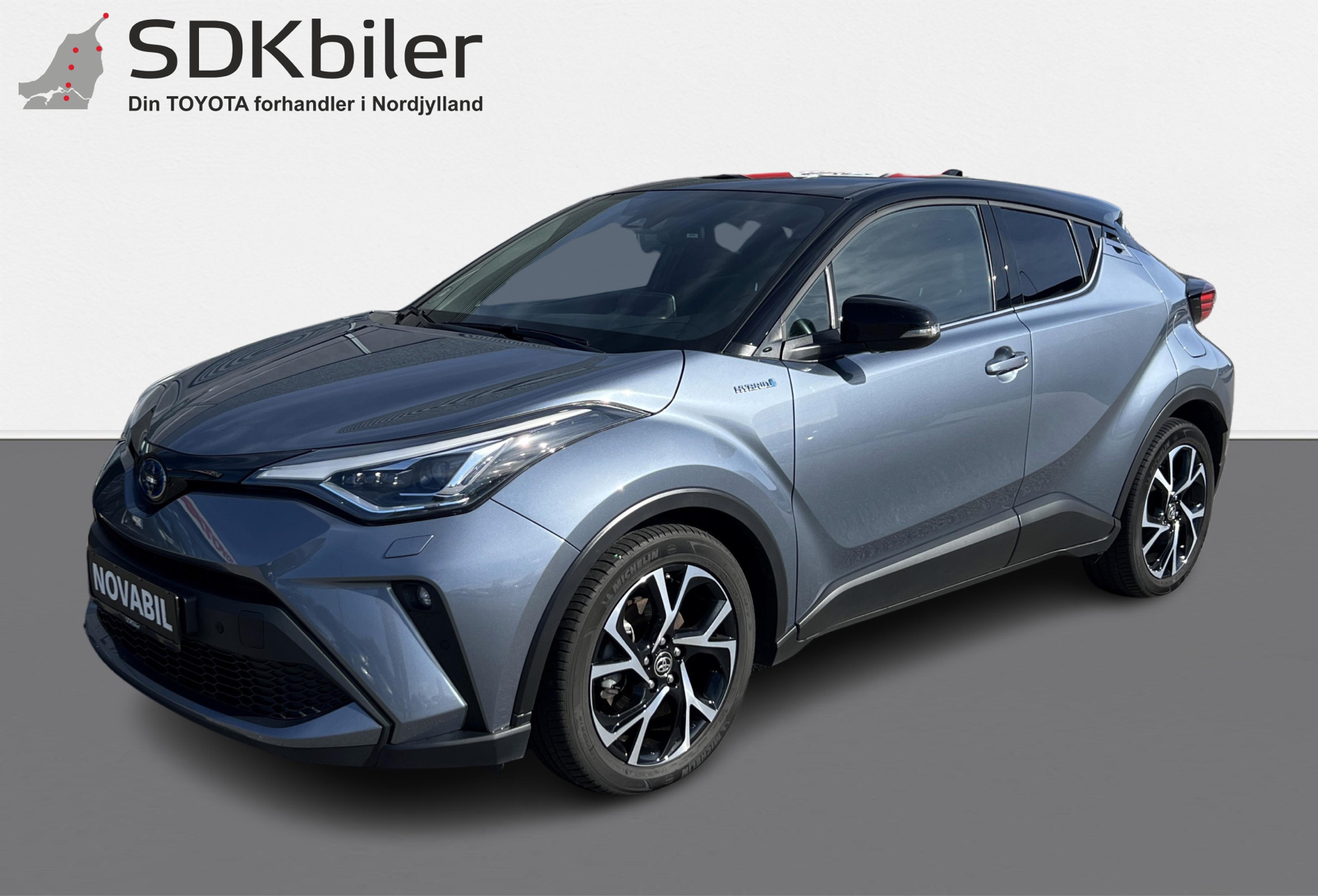 Billede af Toyota C-HR 1,8 Hybrid C-LUB Premium Multidrive S 122HK 5d Aut.