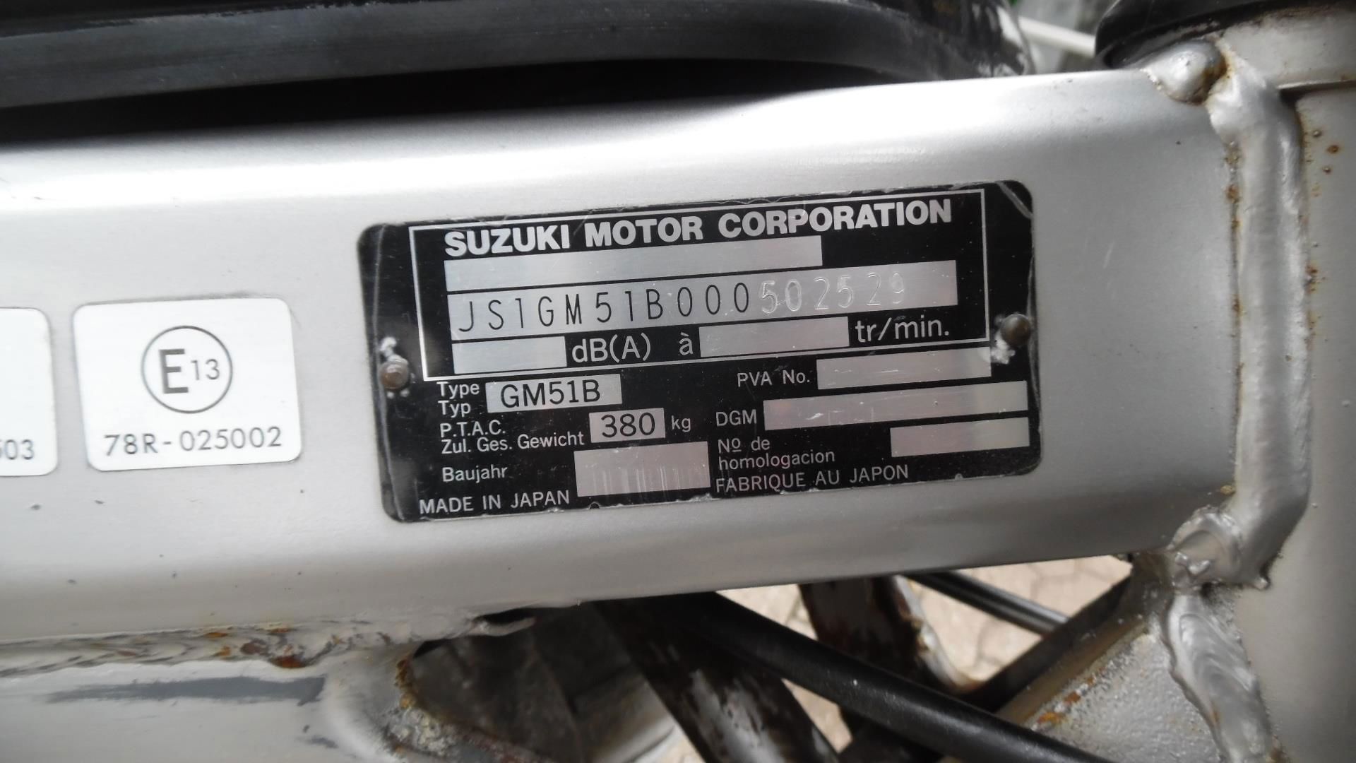 Billede af Suzuki GS 500 500 E 47HK 6g