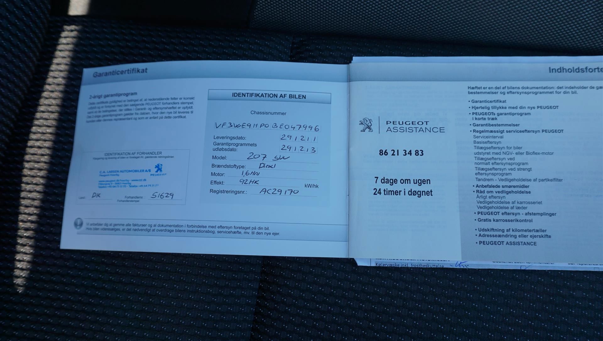 Billede af Peugeot 207 SW 1,6 HDI FAP Comfort 92HK Stc