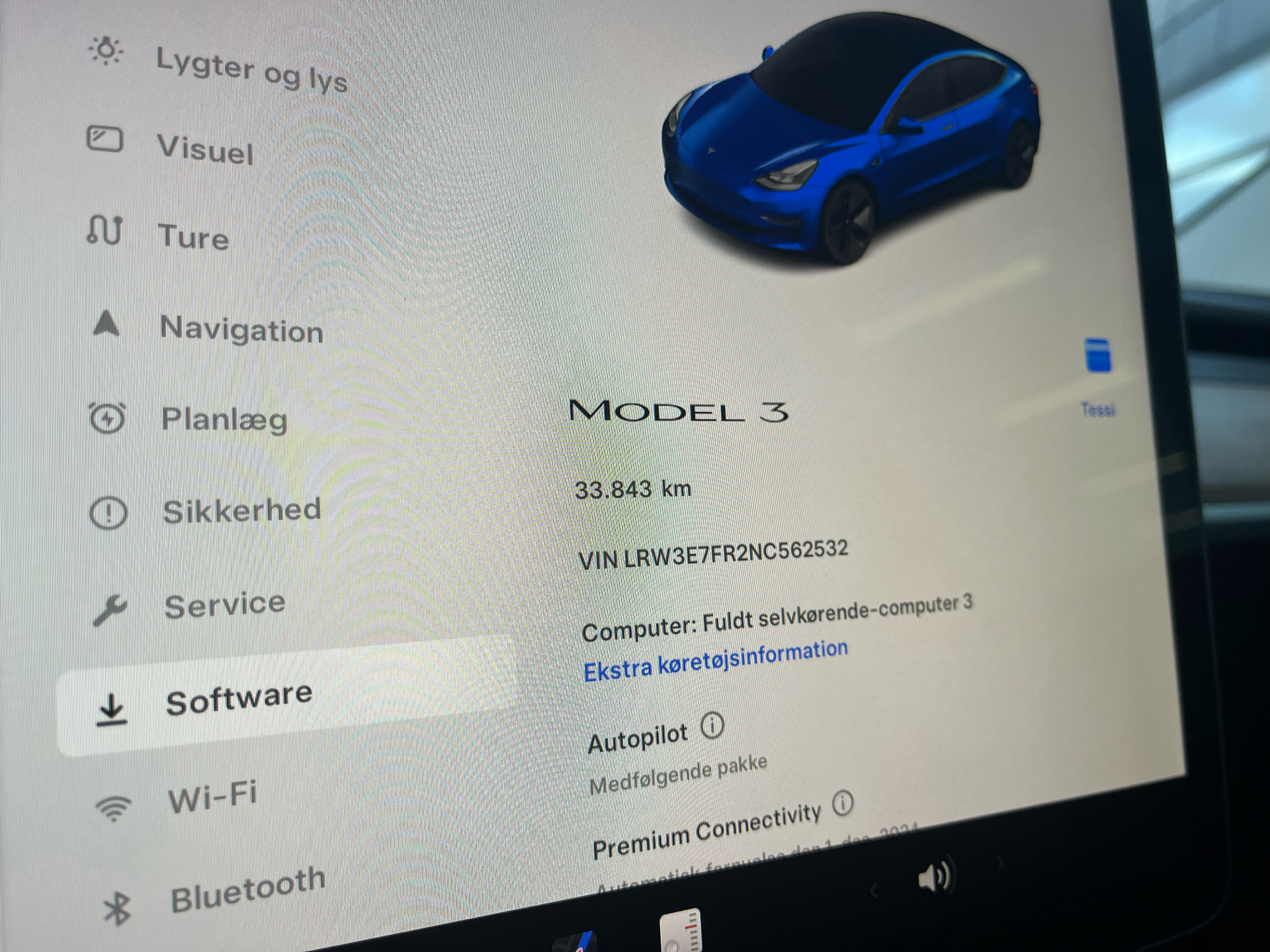 Billede af Tesla Model 3 EL Standard Range 283HK Aut.