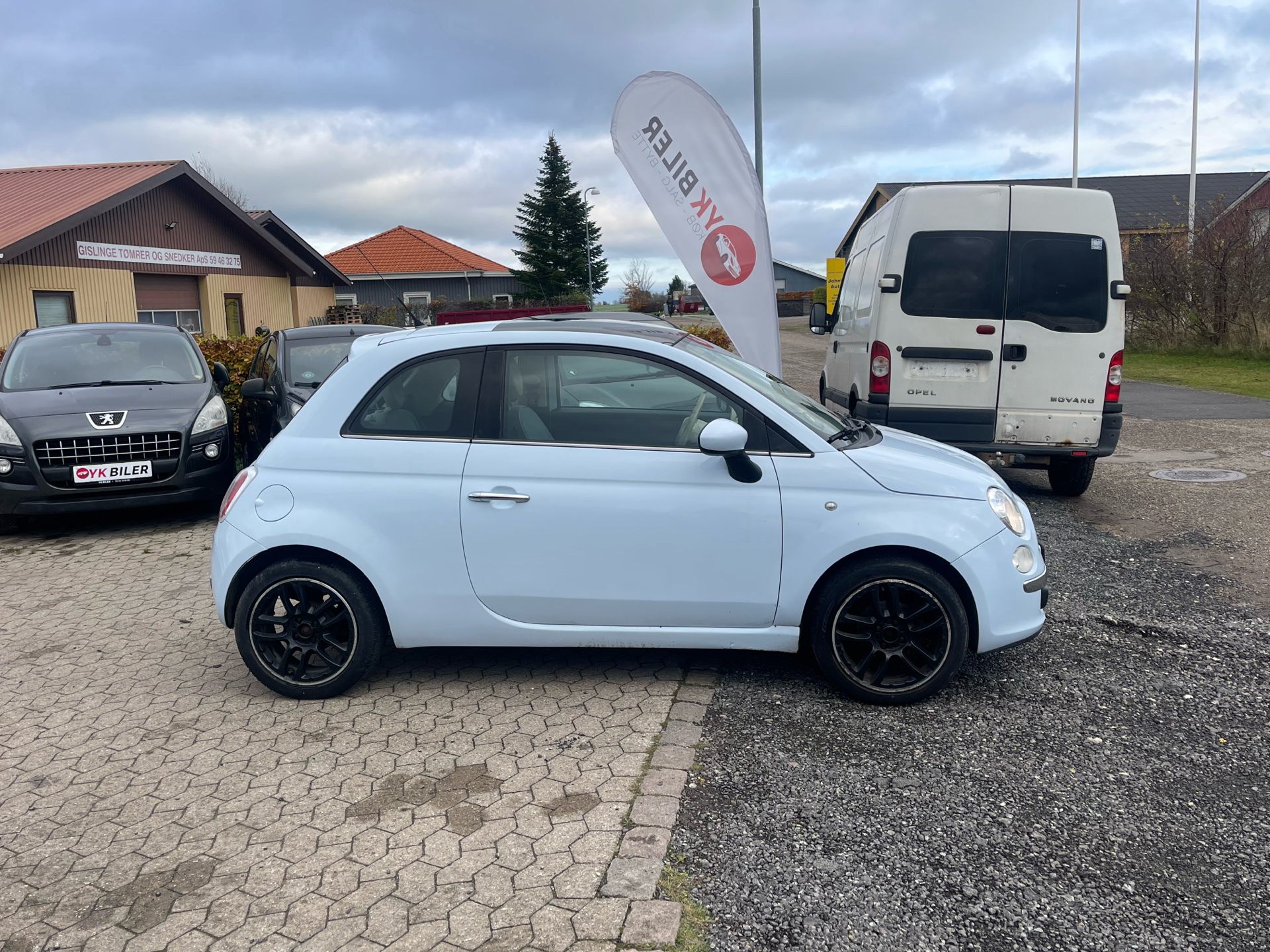 Billede af Fiat 500 1,3 Multijet Lounge 75HK 3d