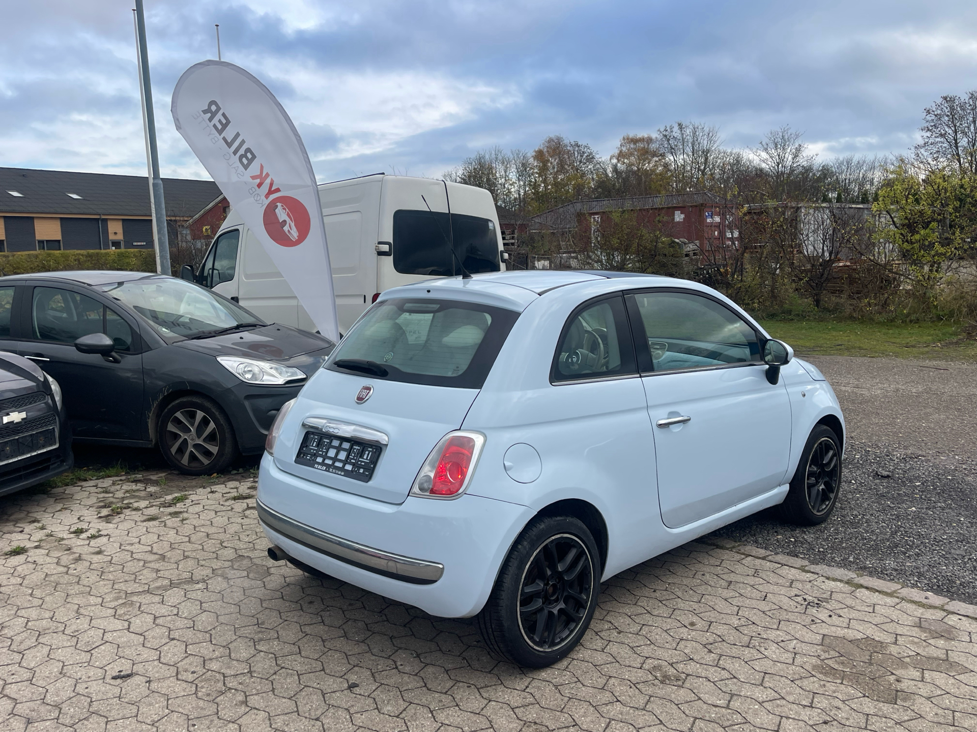 Billede af Fiat 500 1,3 Multijet Lounge 75HK 3d