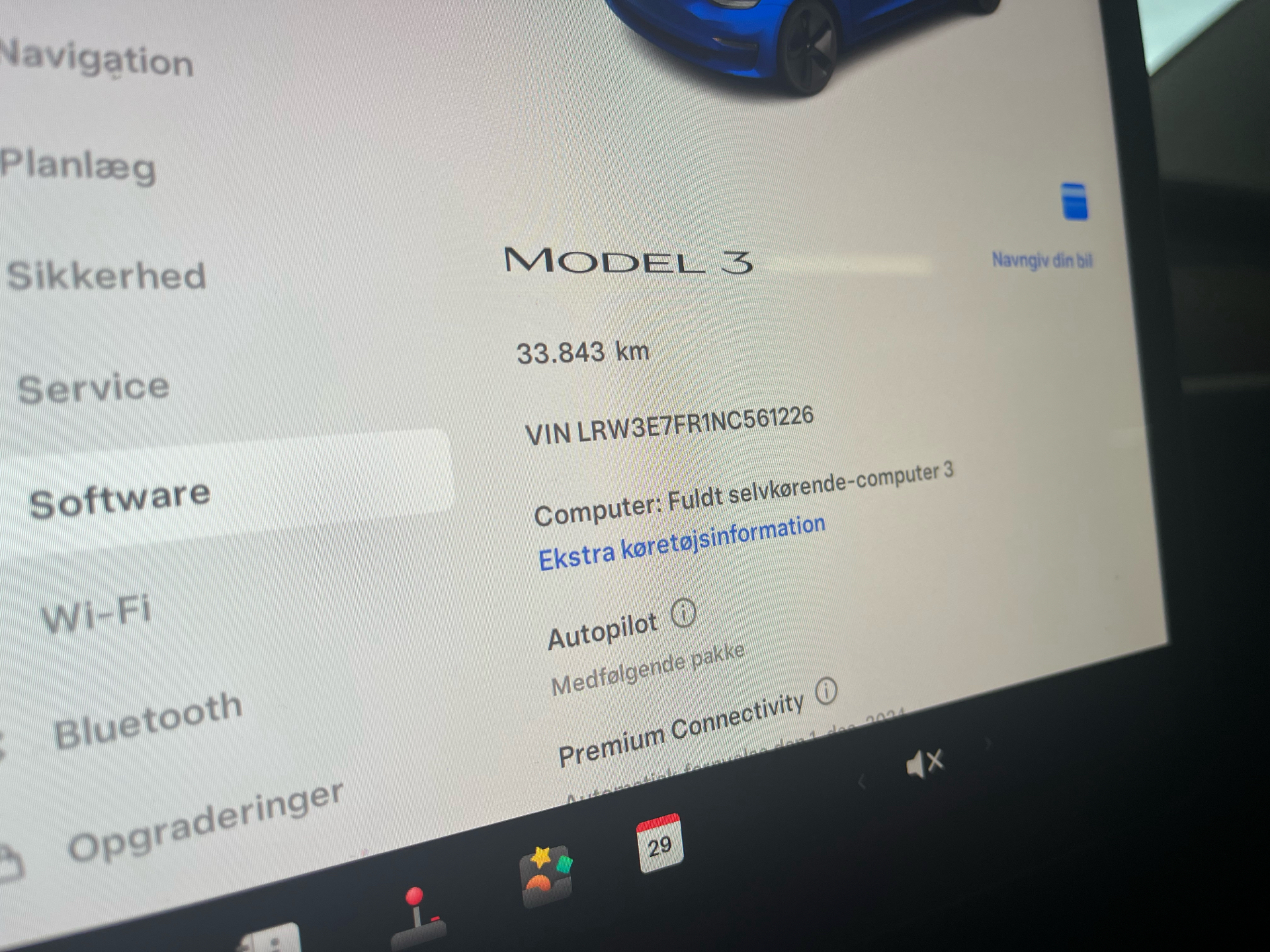 Billede af Tesla Model 3 EL Standard Range 283HK Aut.