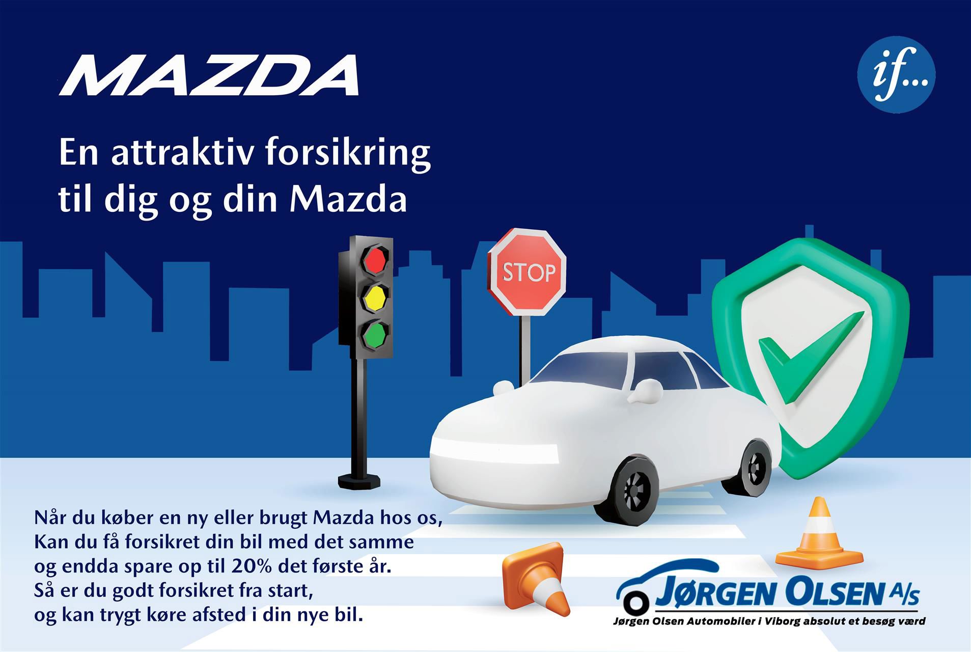 Billede af Mazda MX-30 0,8 e-Skyactiv R-EV  Plugin-hybrid Advance 170HK 5d Trinl. Gear