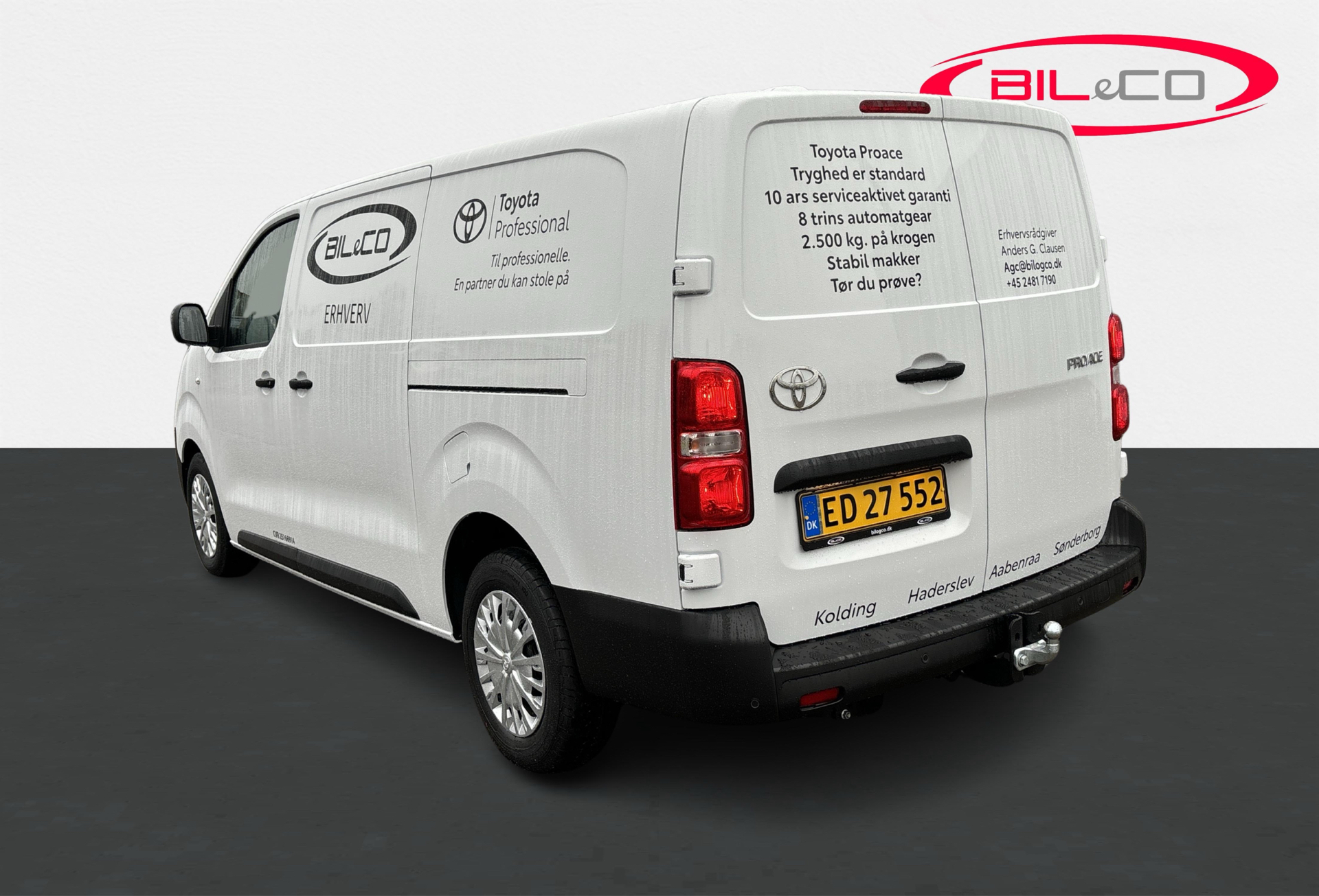 Billede af Toyota Proace 2.0D 144hk Long/To skydedøre aut. gear Comfort Master