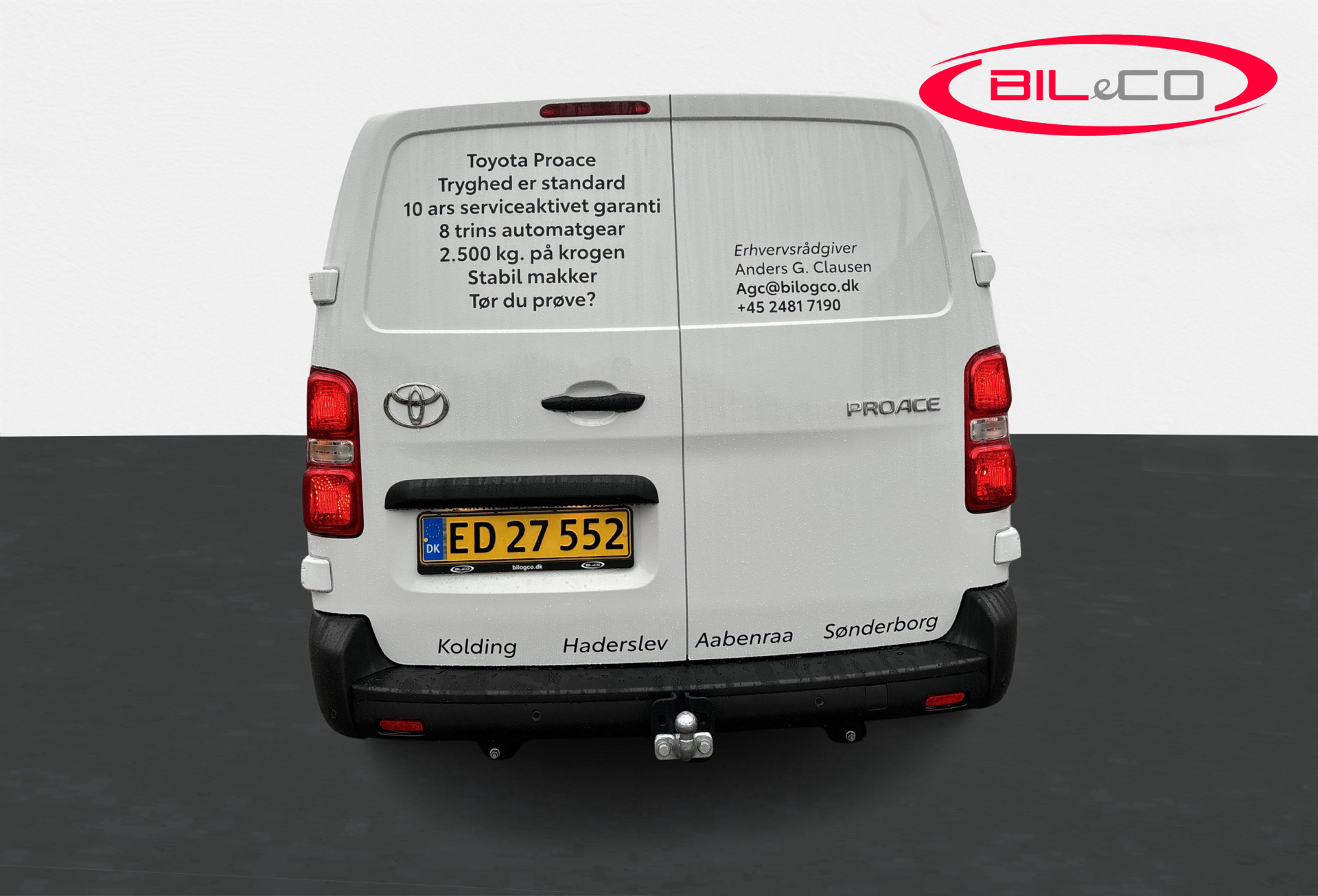 Billede af Toyota Proace 2.0D 144hk Long/To skydedøre aut. gear Comfort Master