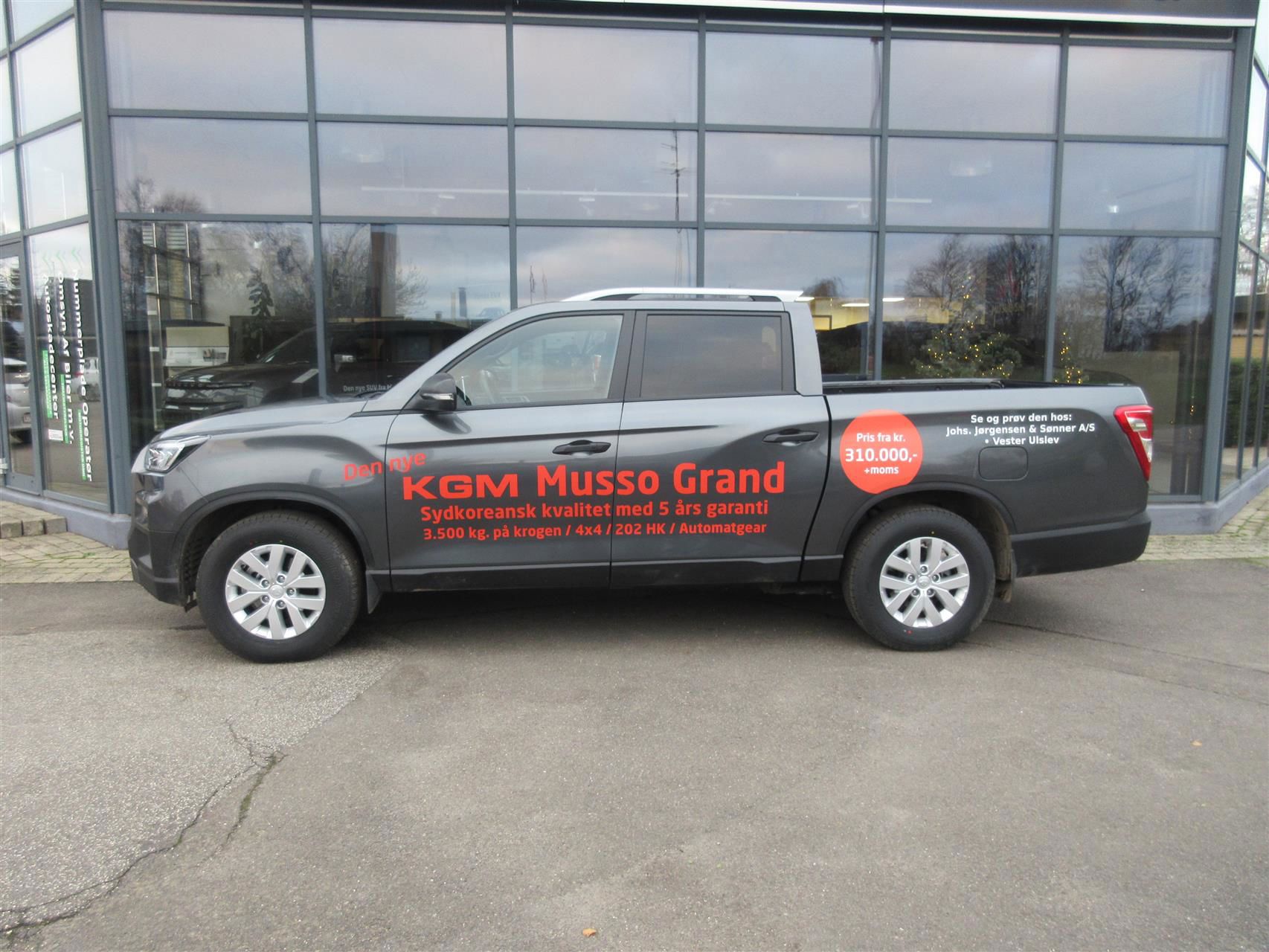Billede af KGM Musso Grand 2,2 D AWD 202HK Pick-Up 6g Aut.