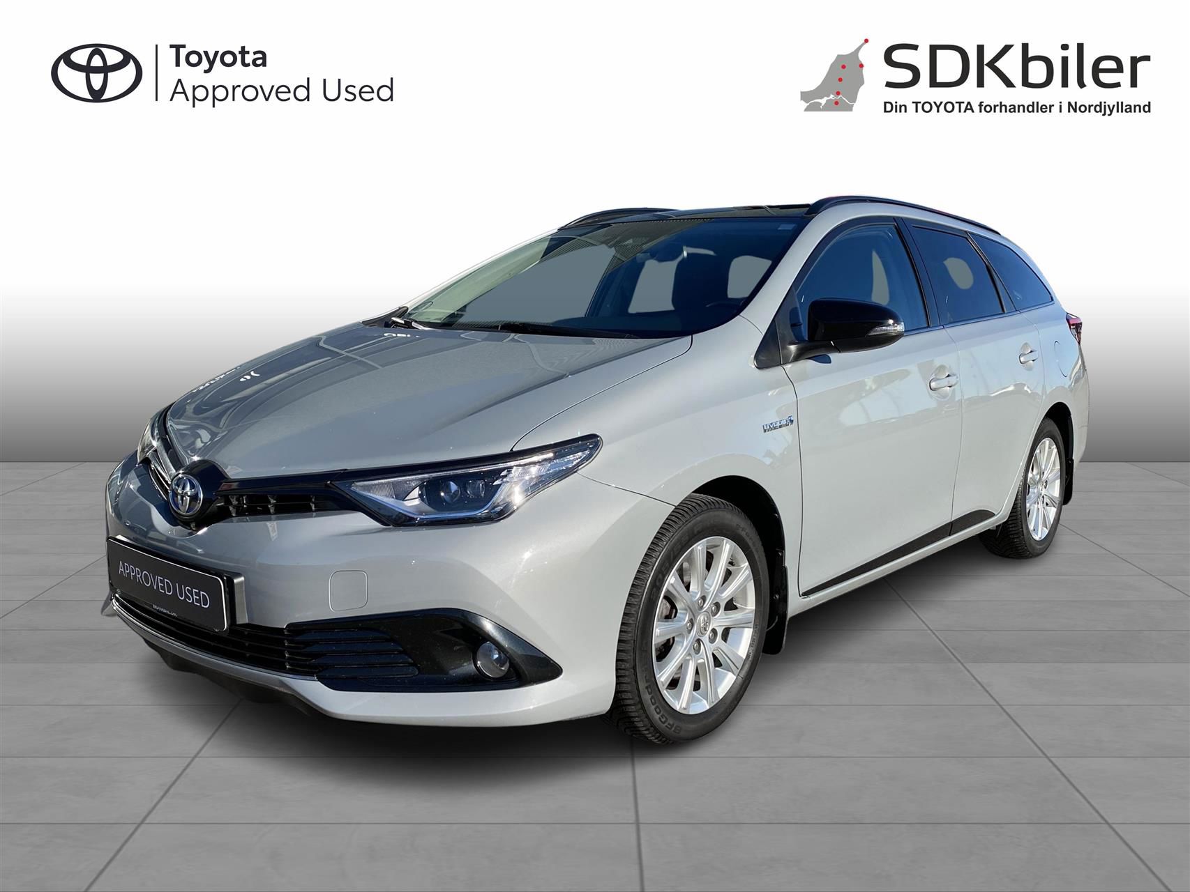 Billede af Toyota Auris Touring Sports 1,8 Hybrid H2 Selected Bi-tone 136HK Stc Aut.