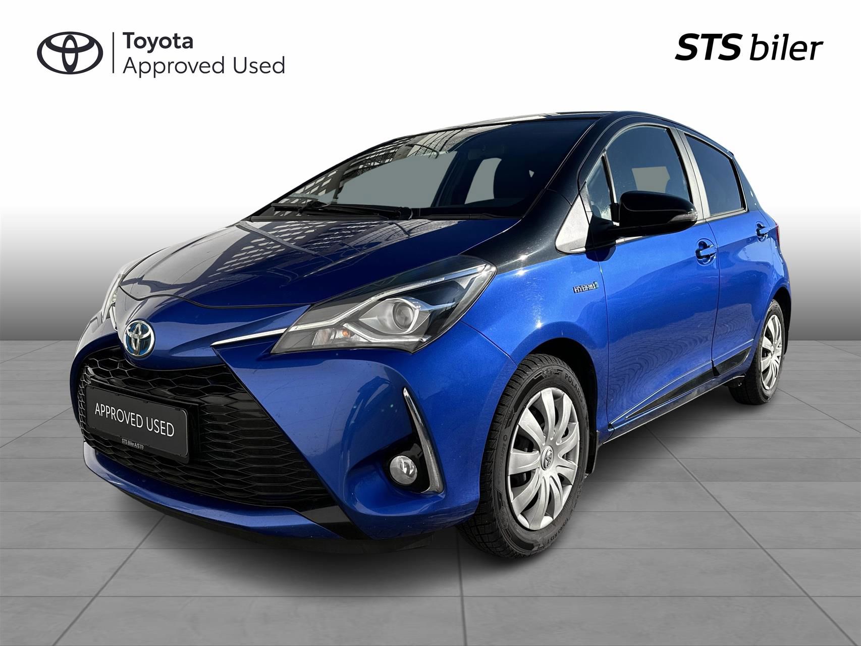 Billede af Toyota Yaris 1,5 Hybrid Flavour BLÅ E-CVT 100HK 5d Trinl. Gear