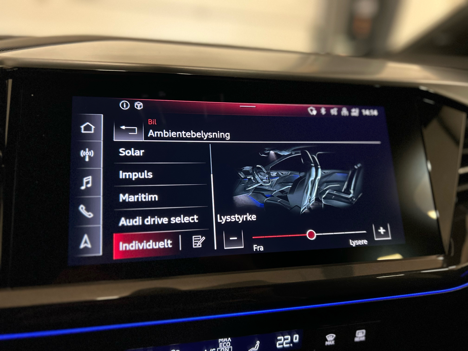 Billede af Audi Q4 Sportback 40 E-tron S Line 204HK 5d Aut.