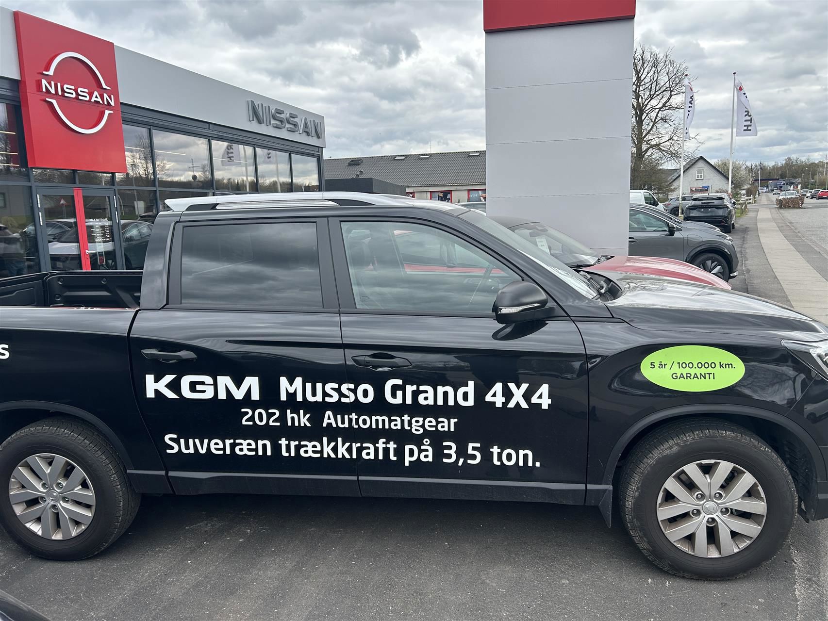 Billede af KGM Musso Grand 2,2 D AWD 202HK Pick-Up 6g Aut.