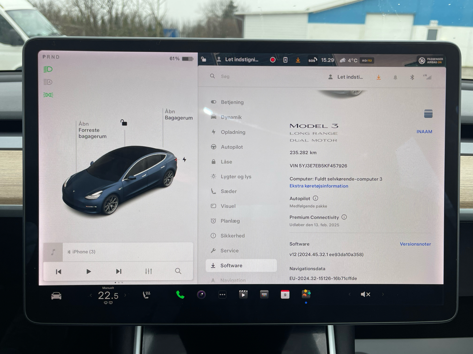 Billede af Tesla Model 3 EL Long Range AWD 476HK Aut.