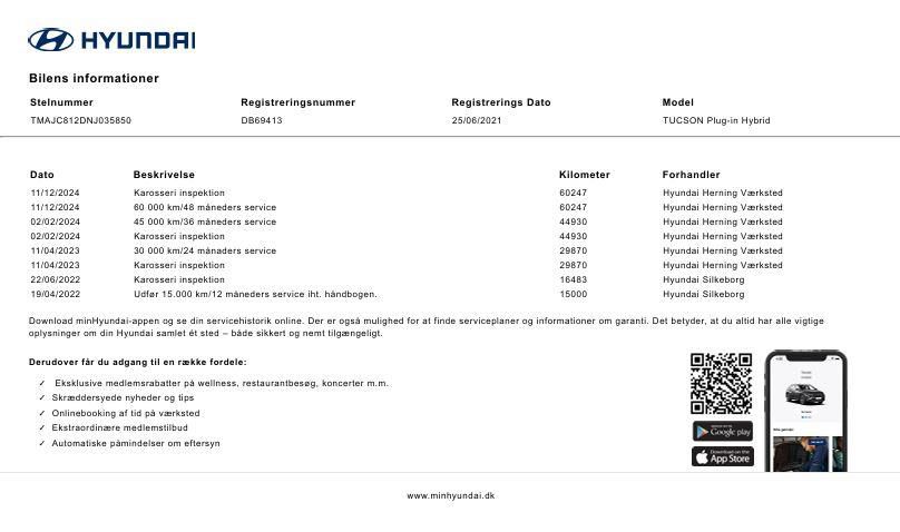 Billede af Hyundai Tucson 1,6 T-GDI  Plugin-hybrid Essential 4WD 265HK 5d 6g Aut.