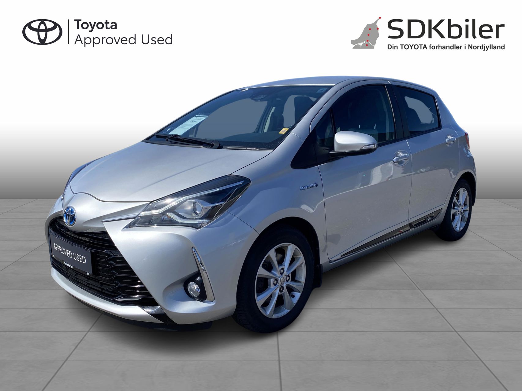 Billede af Toyota Yaris 1,5 Hybrid H3 Smartpakke E-CVT 100HK 5d Trinl. Gear