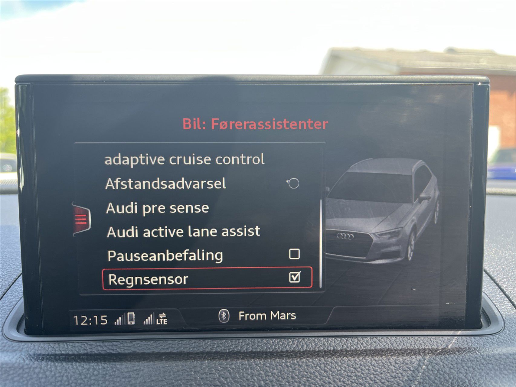 Billede af Audi A3 Sportback 1,4 E-tron  Plugin-hybrid Sport S Tronic 204HK 5d 6g Aut.