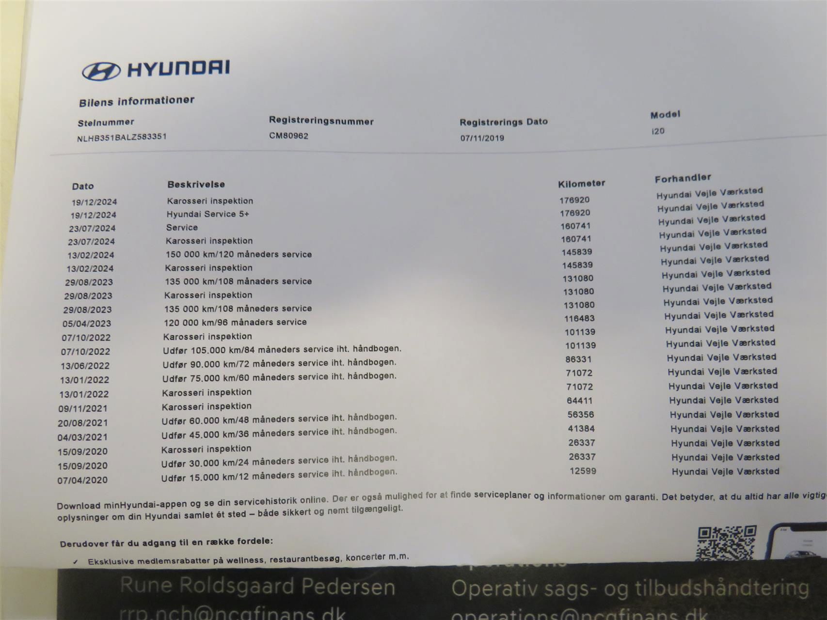 Billede af Hyundai i20 1,25 Nordic Edition 84HK 5d