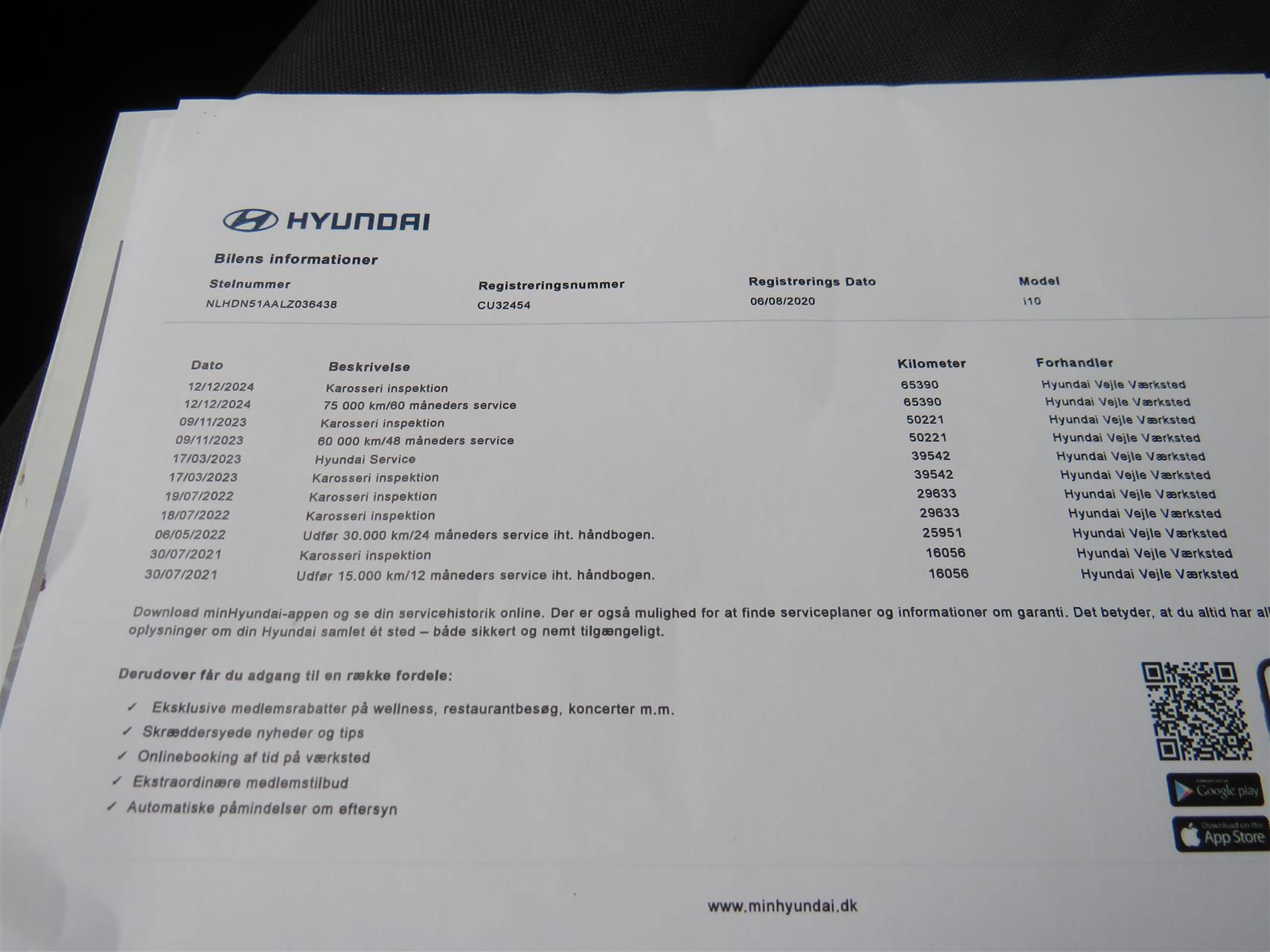 Billede af Hyundai i10 1,0 Advanced 67HK 5d