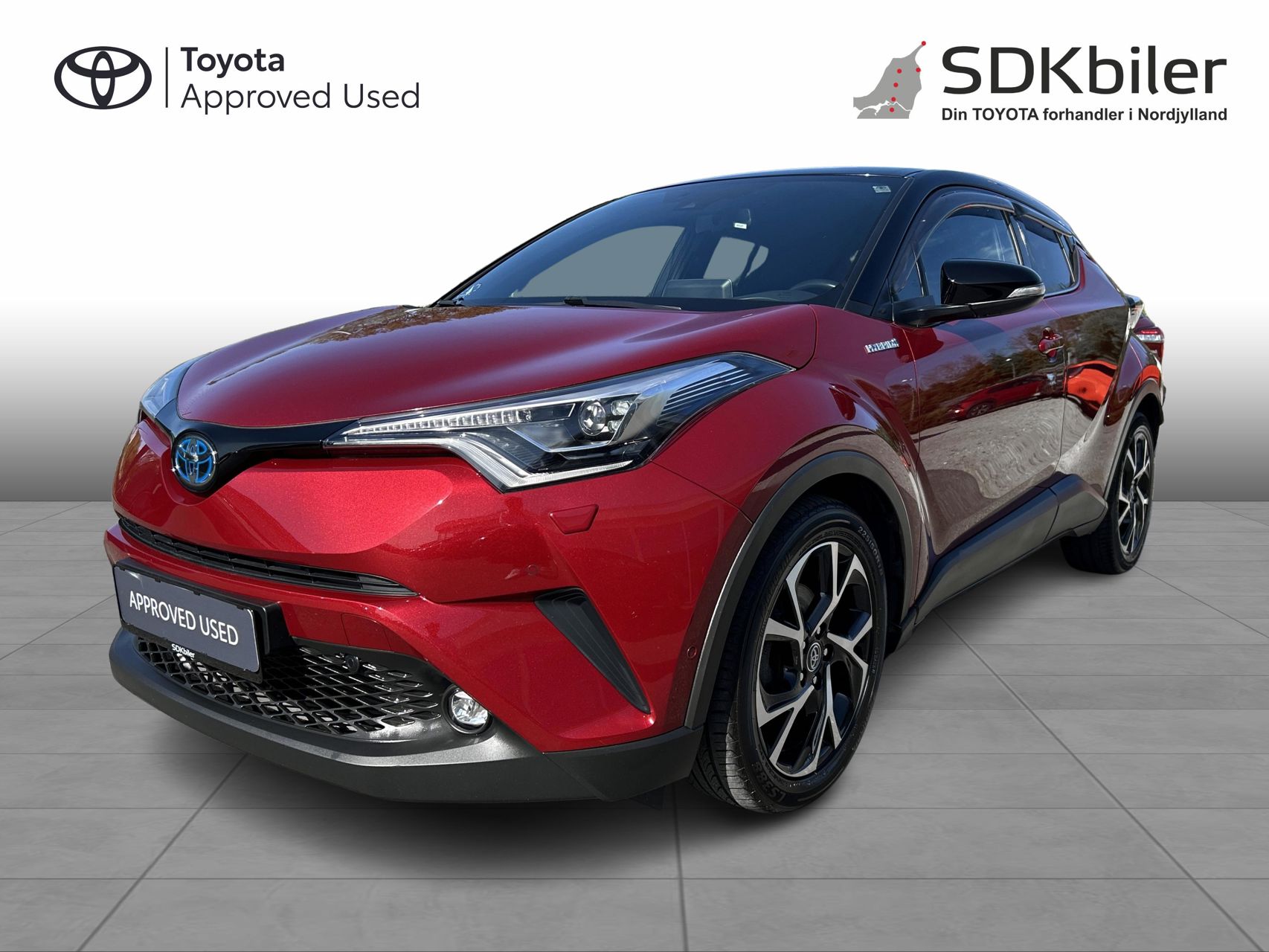 Billede af Toyota C-HR 1,8 Hybrid C-LUB Premium Selected Bi-tone Multidrive S 122HK 5d Aut.