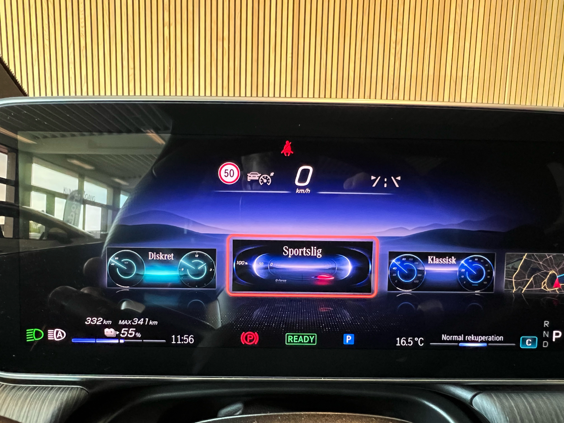 Billede af Mercedes-Benz EQE 300 EL AMG Line 245HK Aut.