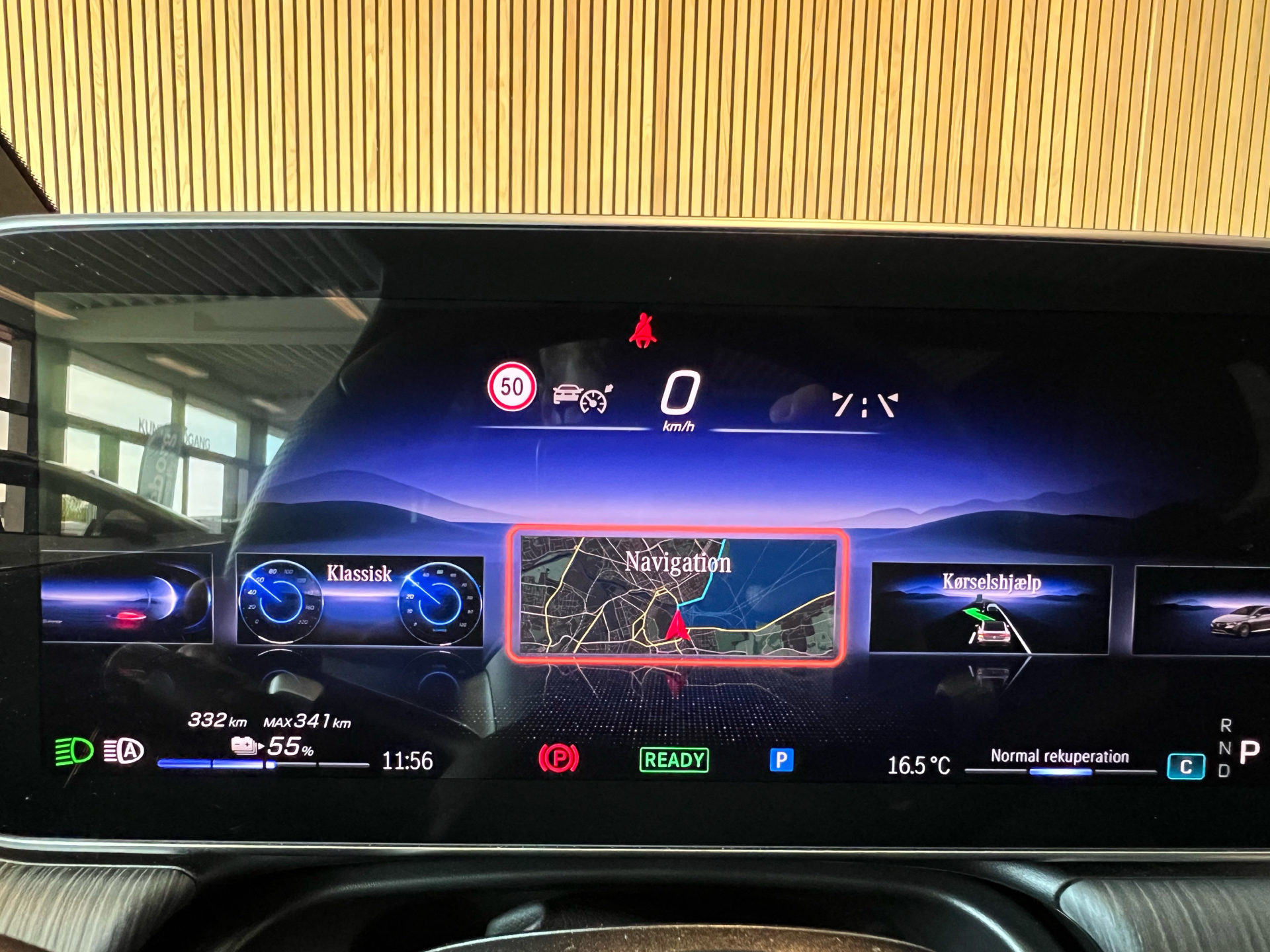 Billede af Mercedes-Benz EQE 300 EL AMG Line 245HK Aut.
