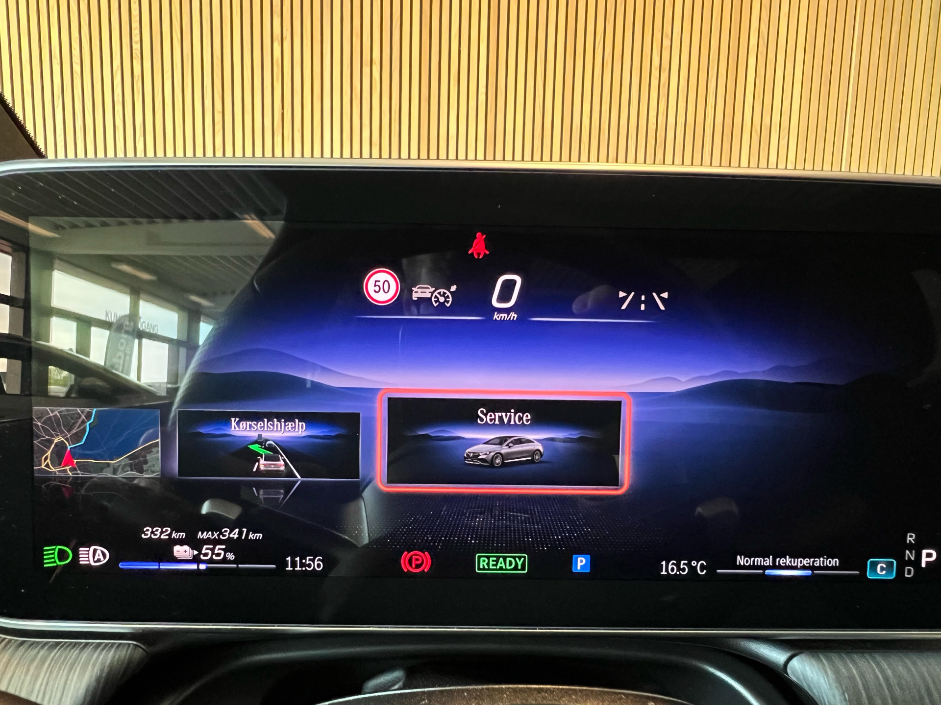 Billede af Mercedes-Benz EQE 300 EL AMG Line 245HK Aut.