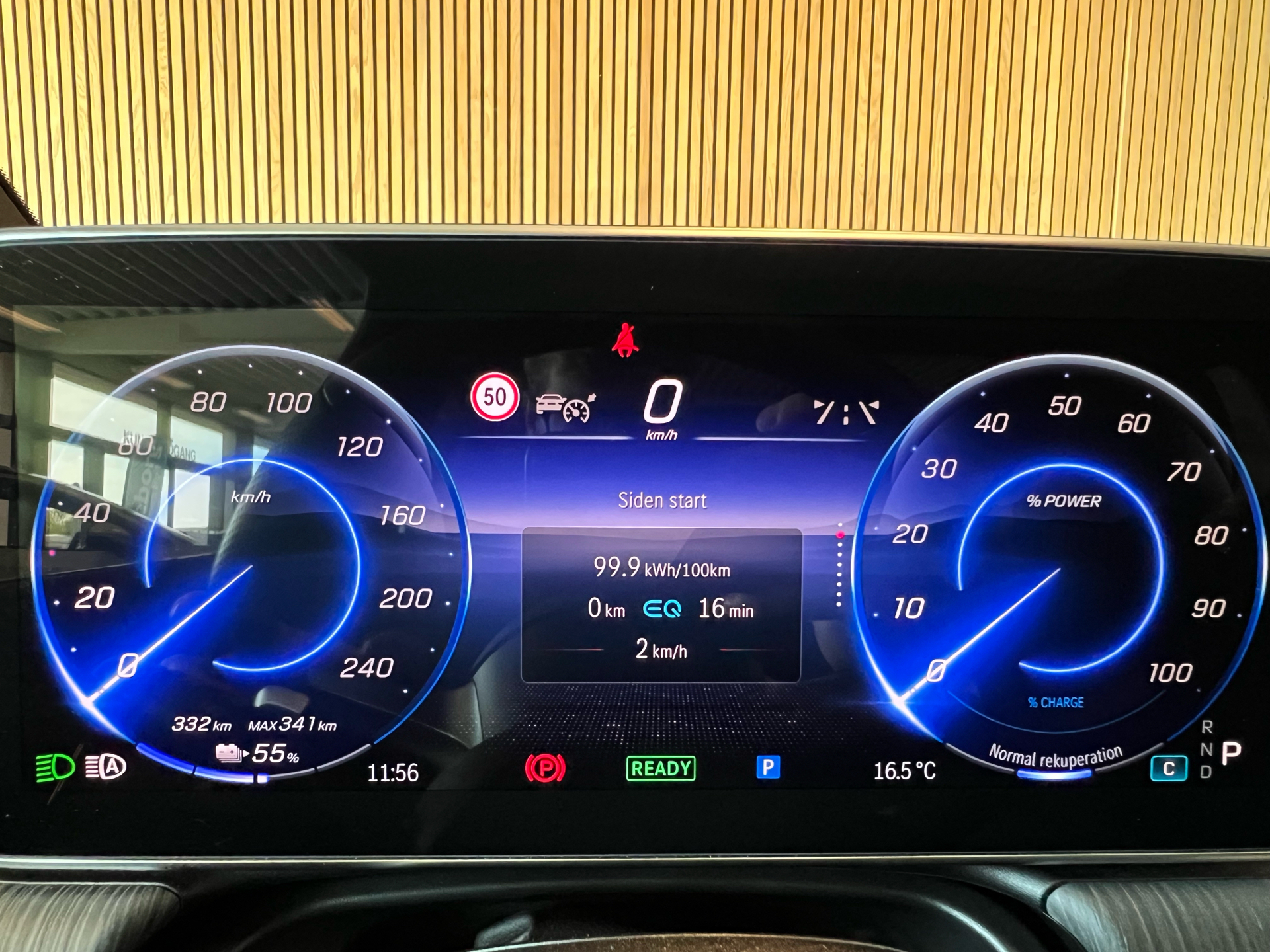 Billede af Mercedes-Benz EQE 300 EL AMG Line 245HK Aut.