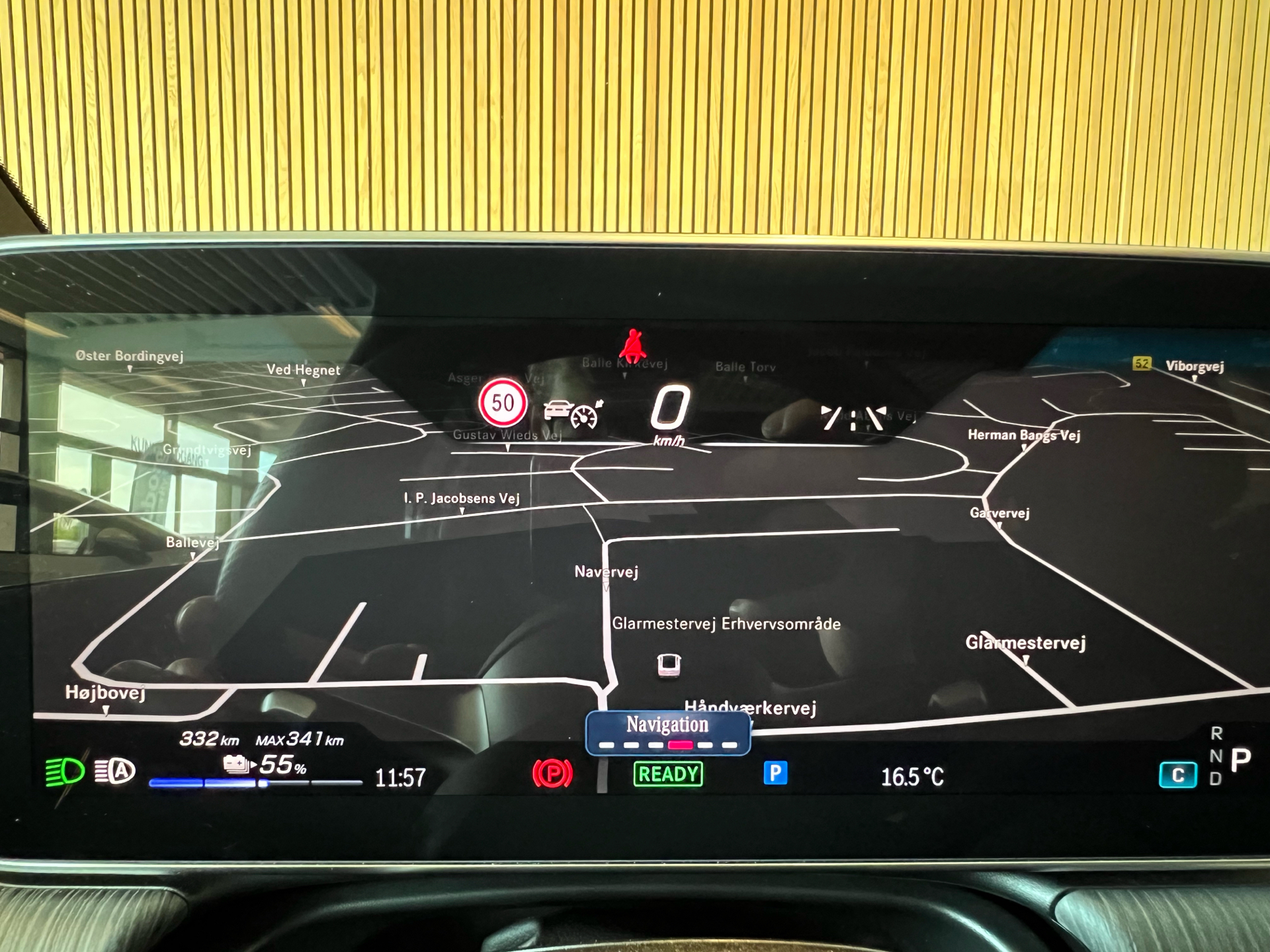 Billede af Mercedes-Benz EQE 300 EL AMG Line 245HK Aut.