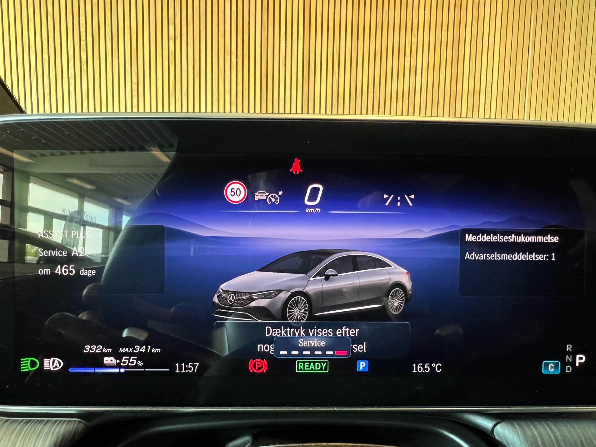 Billede af Mercedes-Benz EQE 300 EL AMG Line 245HK Aut.