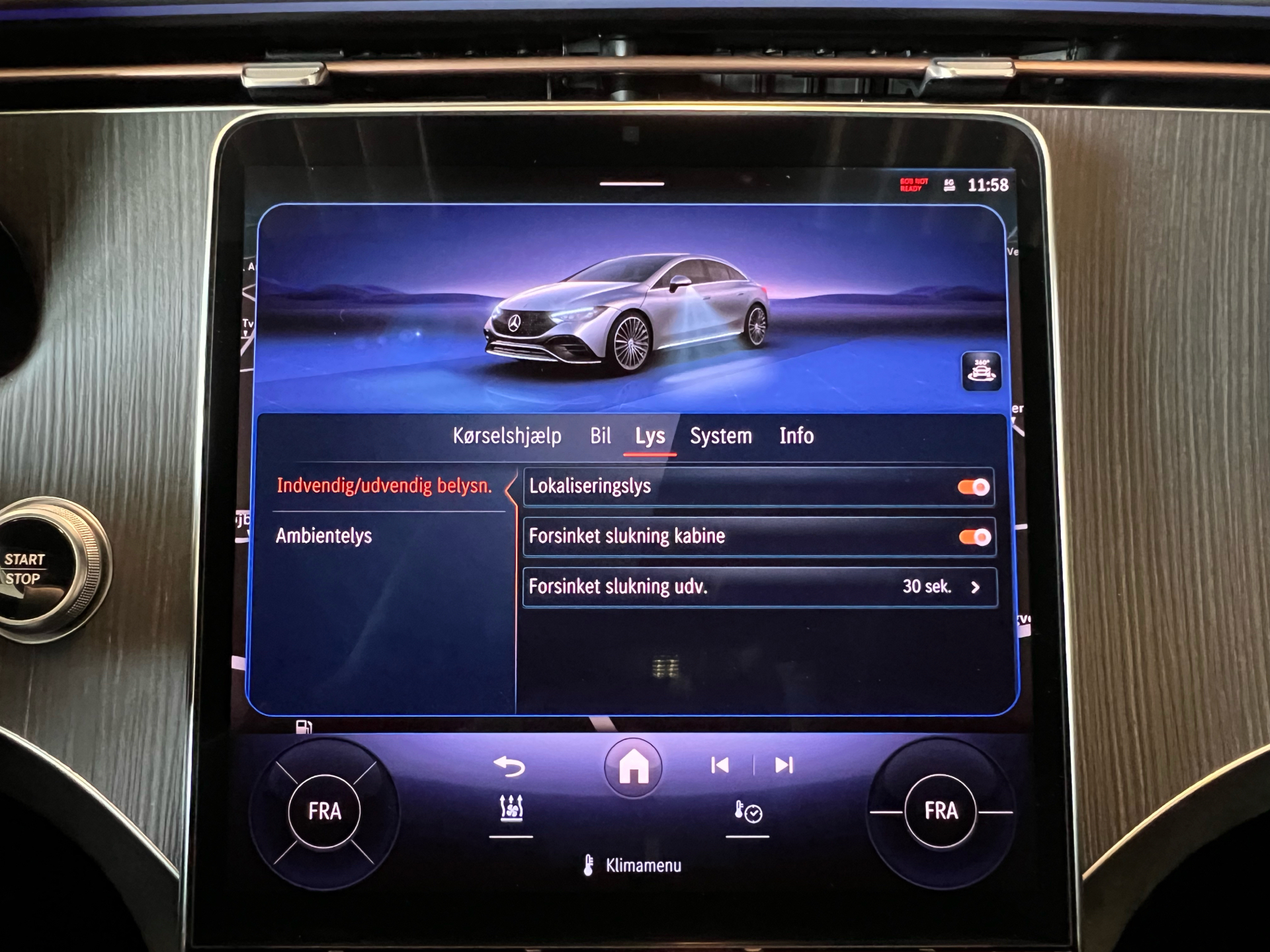 Billede af Mercedes-Benz EQE 300 EL AMG Line 245HK Aut.