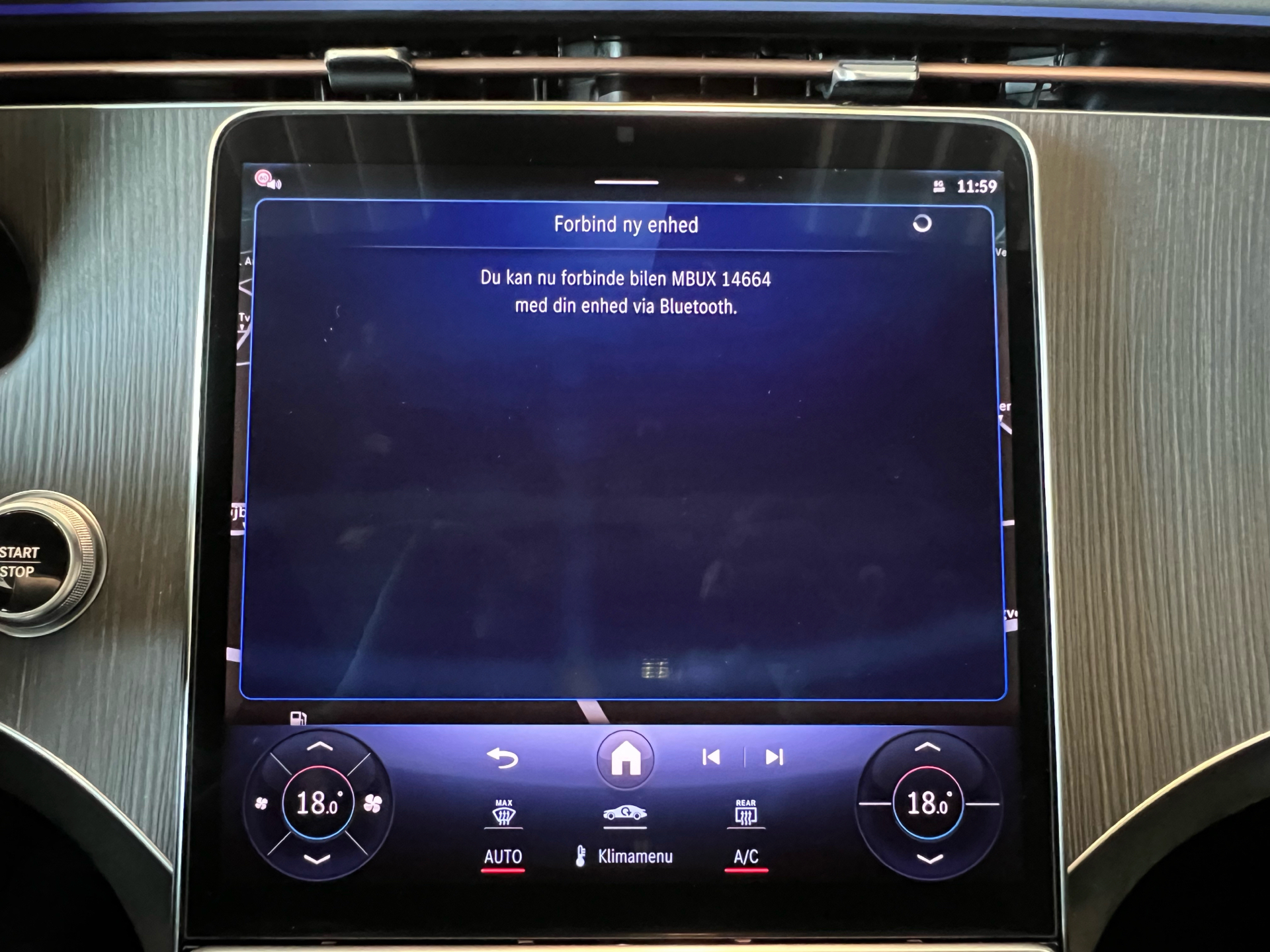 Billede af Mercedes-Benz EQE 300 EL AMG Line 245HK Aut.