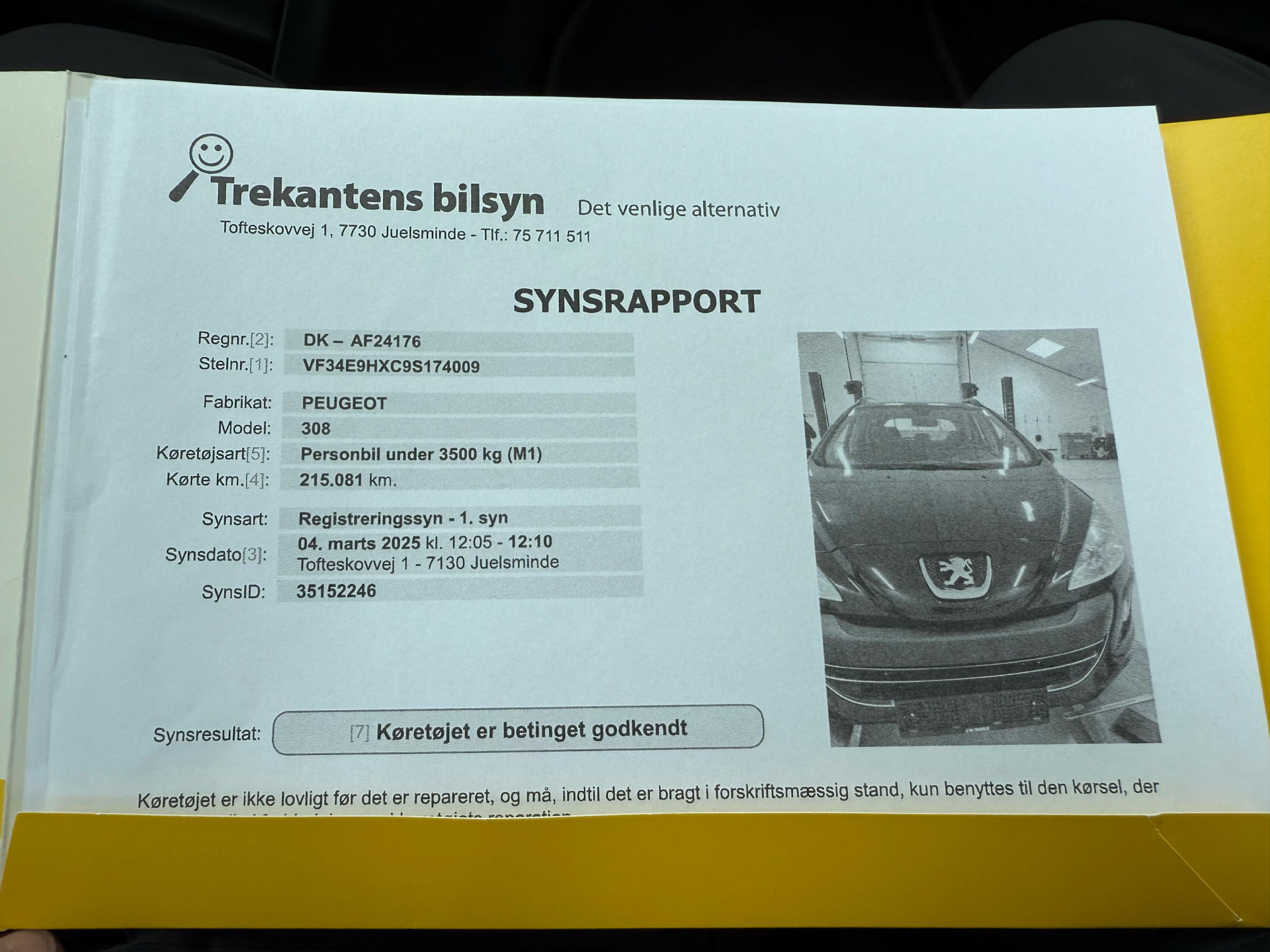 Billede af Peugeot 308 1,6 HDi 111HK Stc