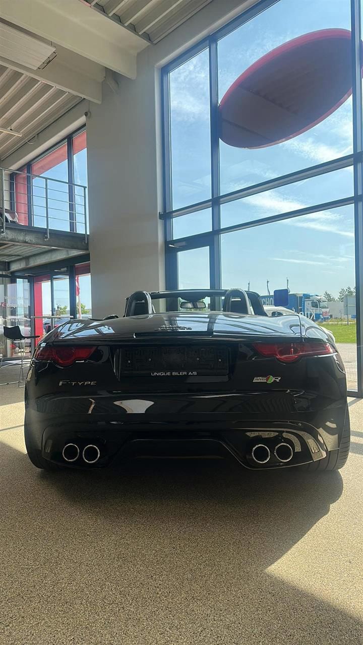 Billede af Jaguar F-type 5,0 S/C V8 R AWD 550HK Cabr. 8g Aut.