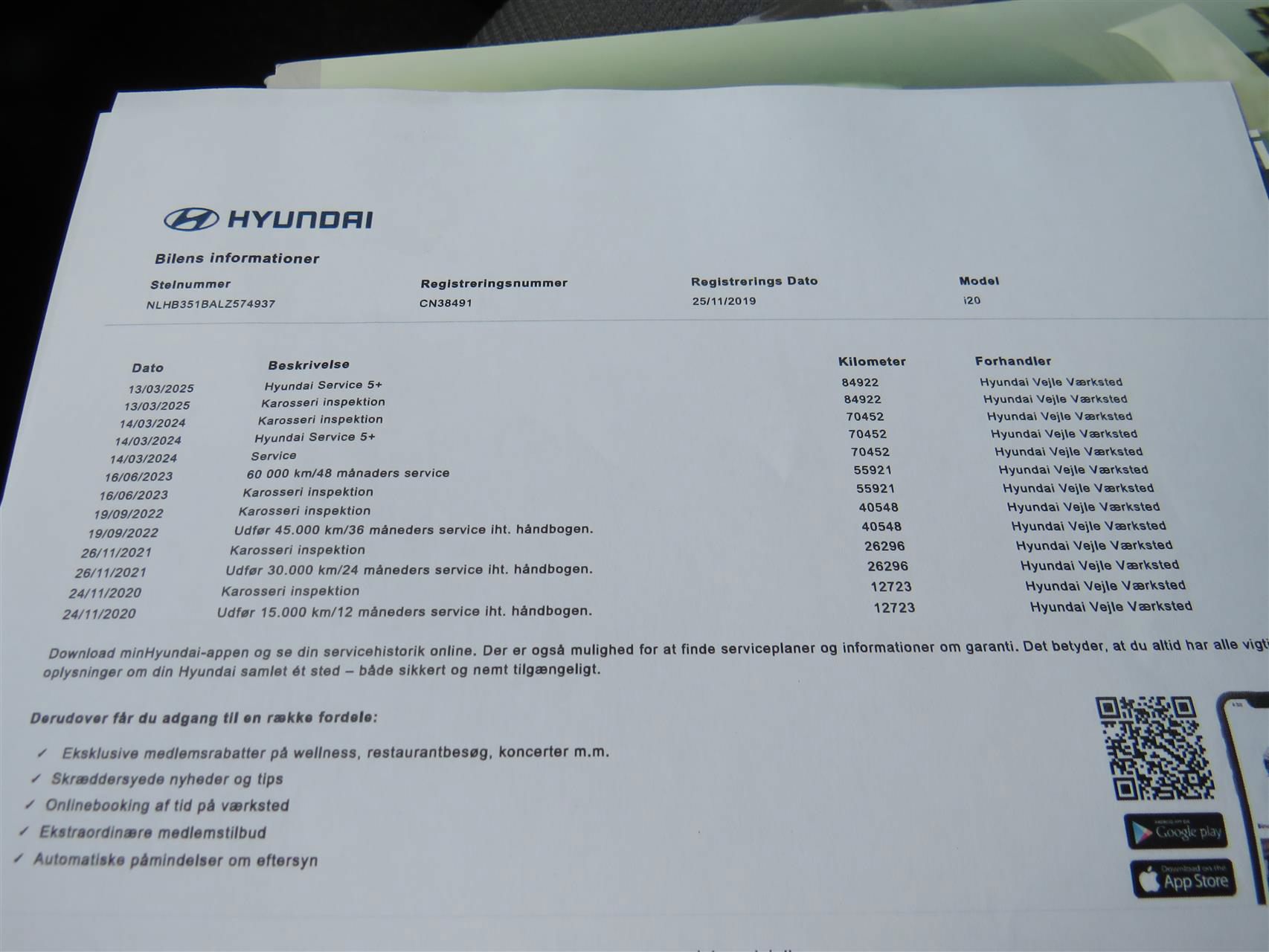 Billede af Hyundai i20 1,25 Nordic Edition 84HK 5d