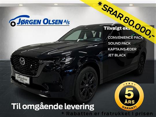 Mazda CX-80 2,5 e-Skyactiv-G  Hybrid Homura AWD 327HK 5d 8g Aut.