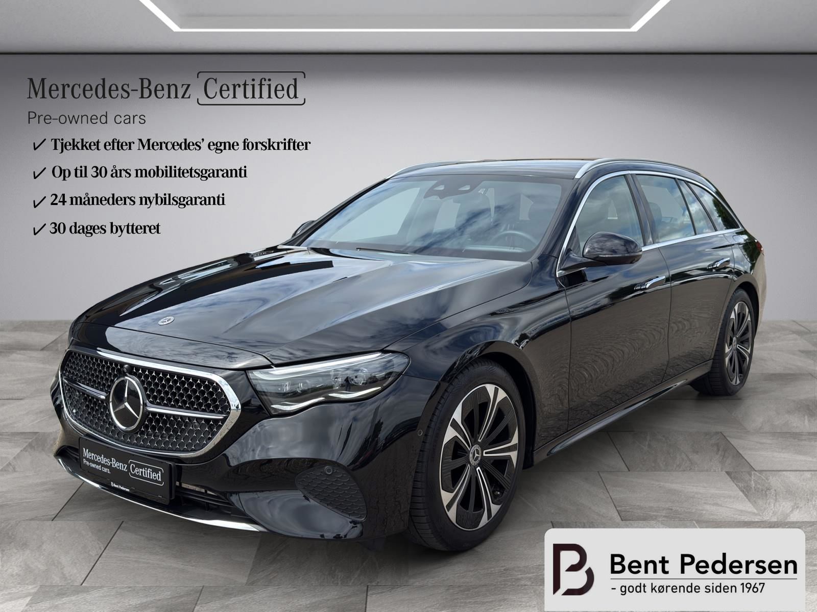 Billede af Mercedes-Benz E300 e T 2,0 Plugin-hybrid Avantgarde Advance 9G-Tronic 313HK Stc 9g Aut.