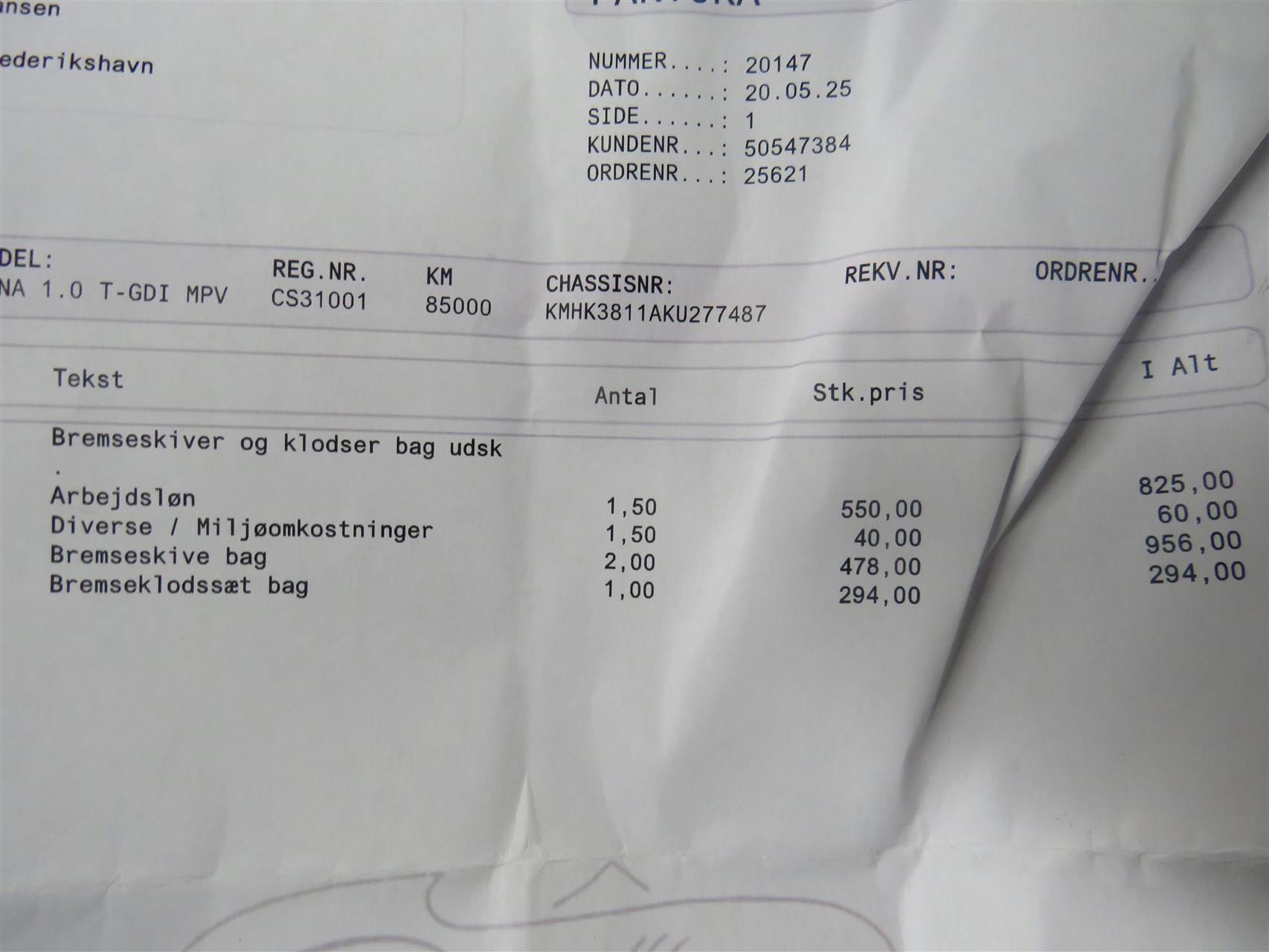 Billede af Hyundai Kona 1,0 T-GDI Trend 120HK 5d 6g