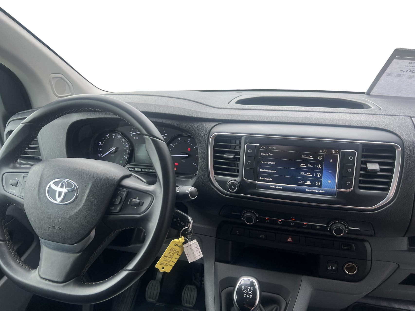 Billede af Toyota Proace Long 2,0 D Comfort Master m/dobbelt skydedør, bagklap 122HK Van 6g