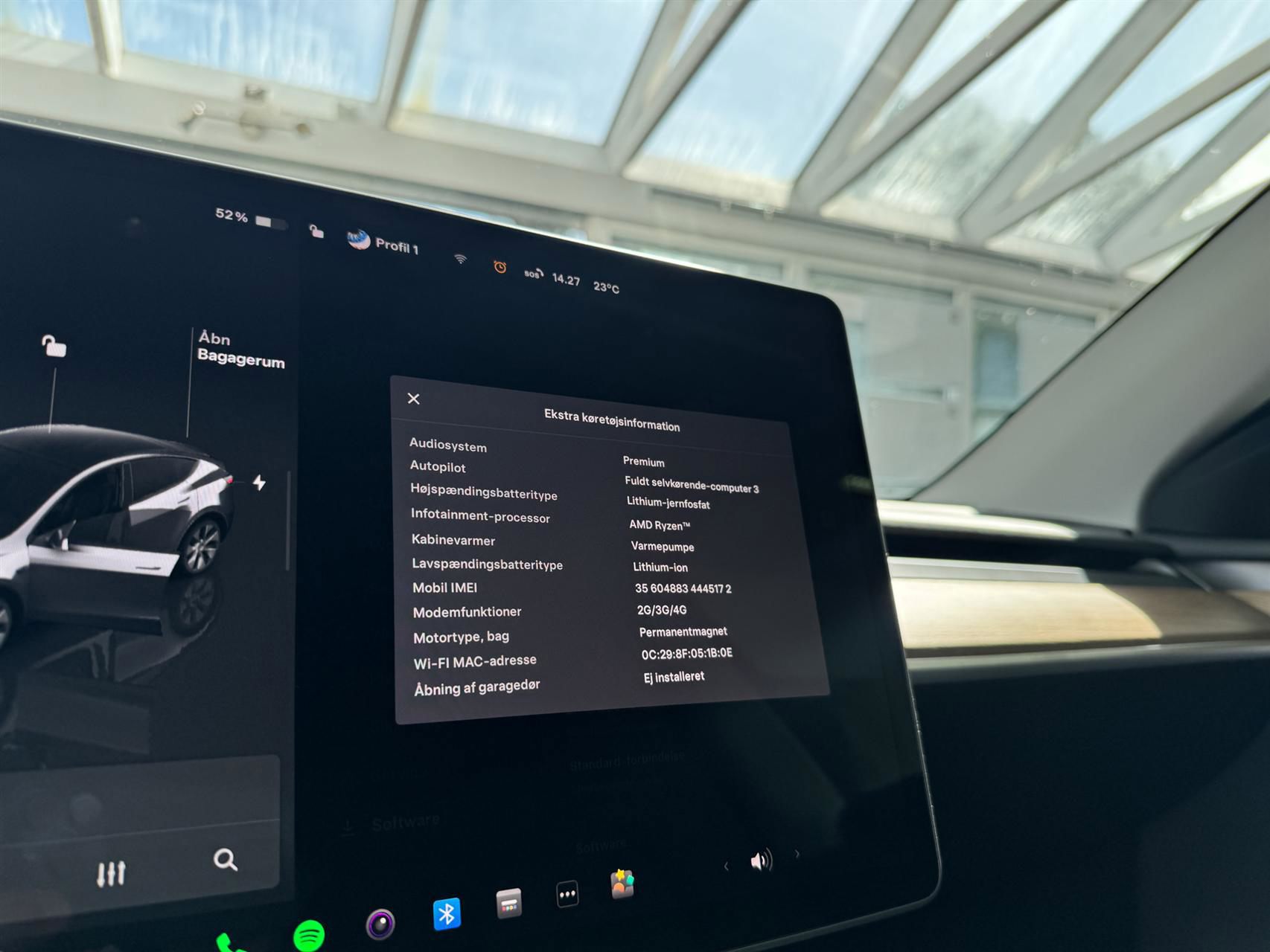Billede af Tesla Model Y EL Standard Range RWD 204HK 5d Aut.